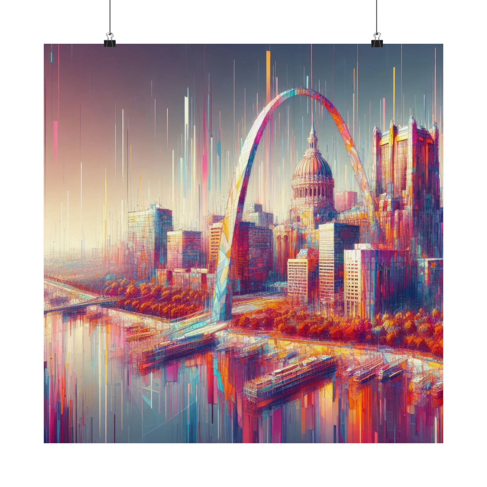 Vibrant Dreams of St. Louis Poster