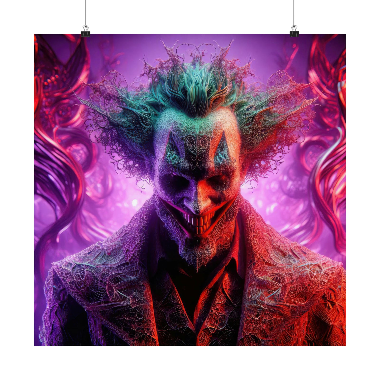 Fractalized Joker Poster