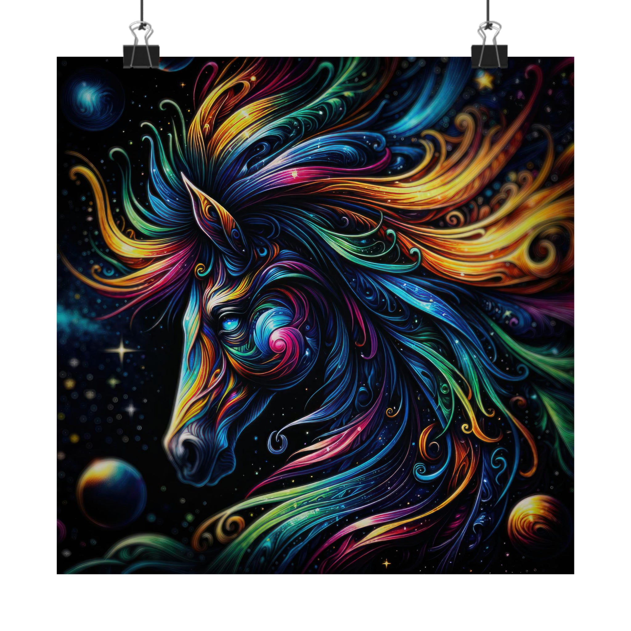 Galaxy Gallop Poster