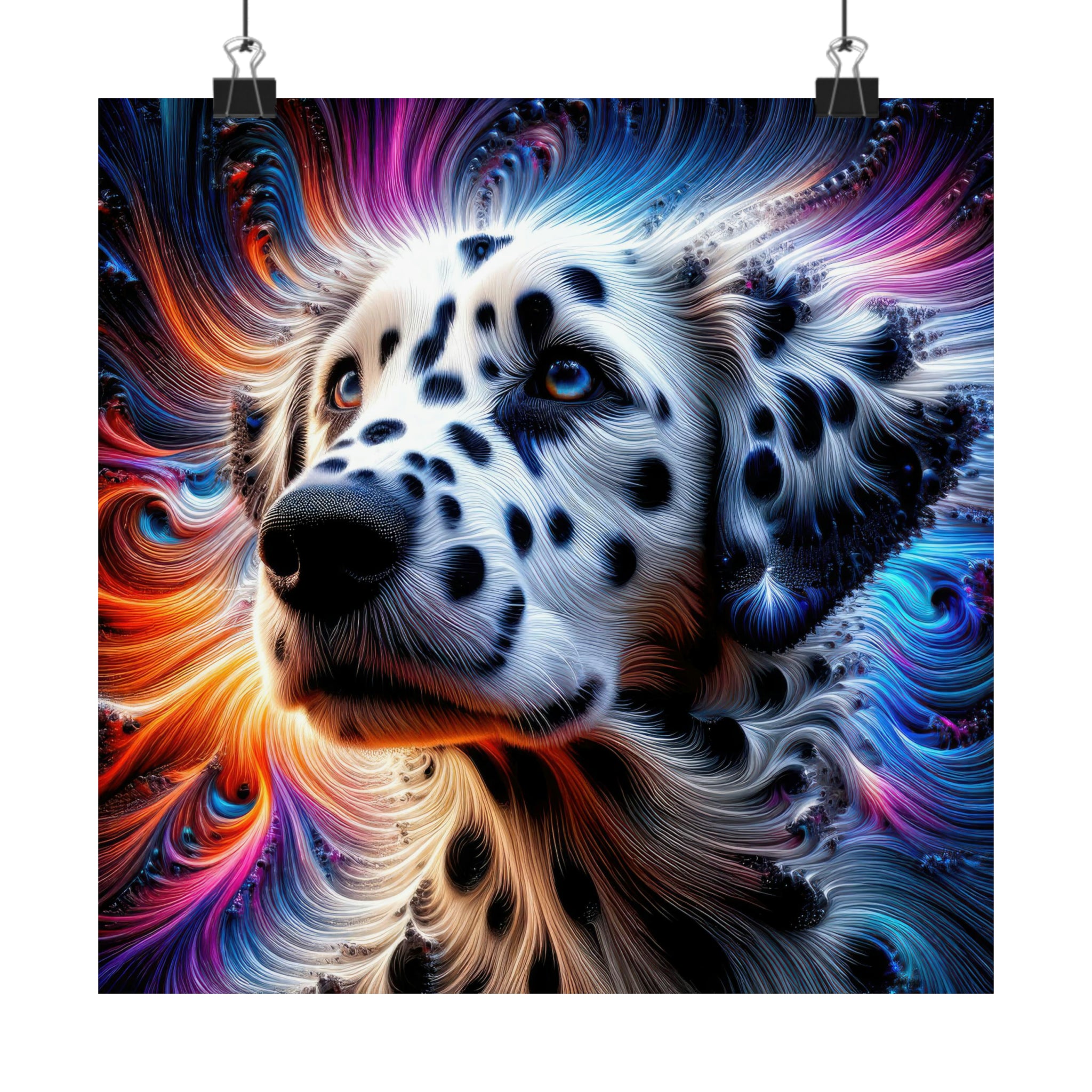 Dreamy Dalmatian Poster