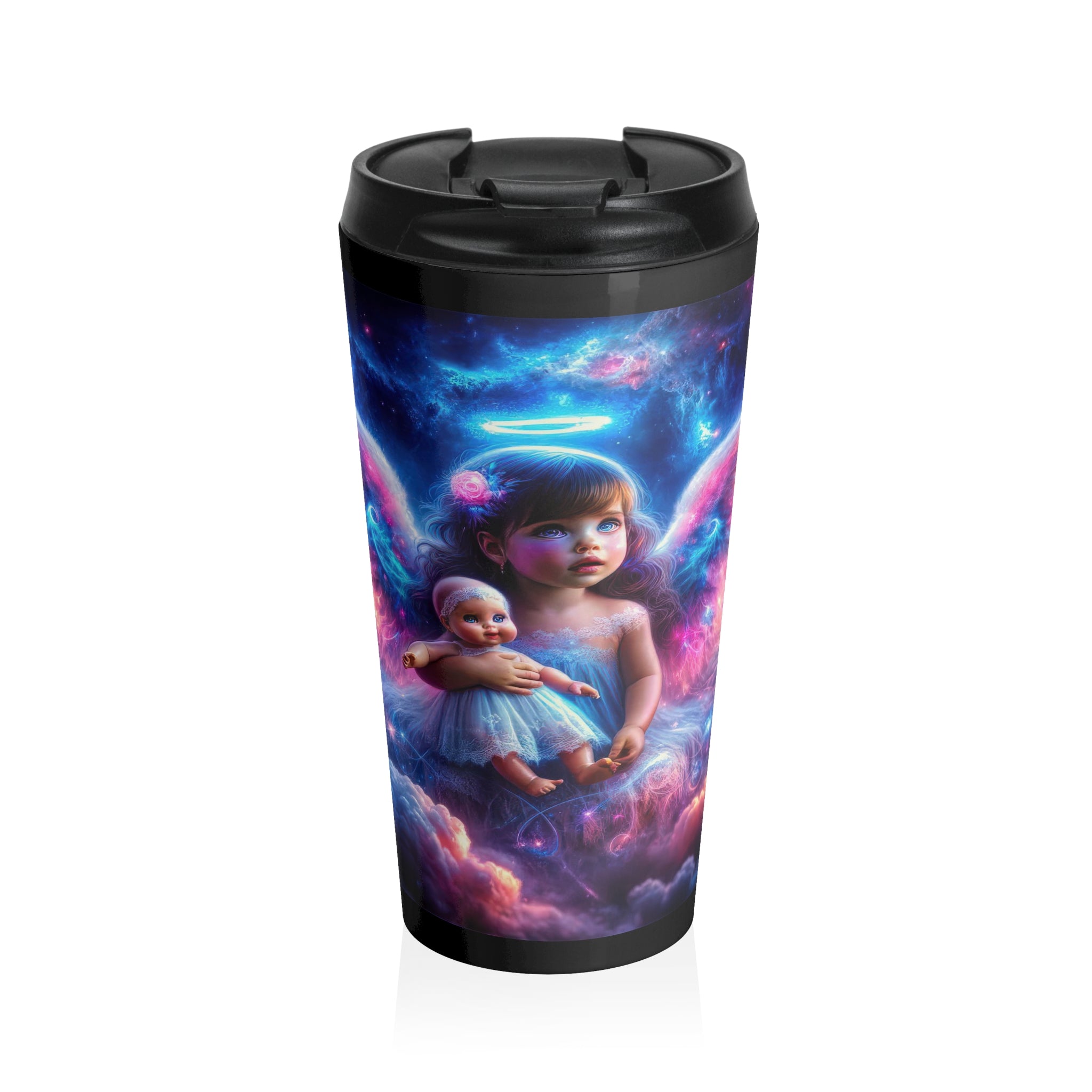 La inocencia celestial Taza de viaje