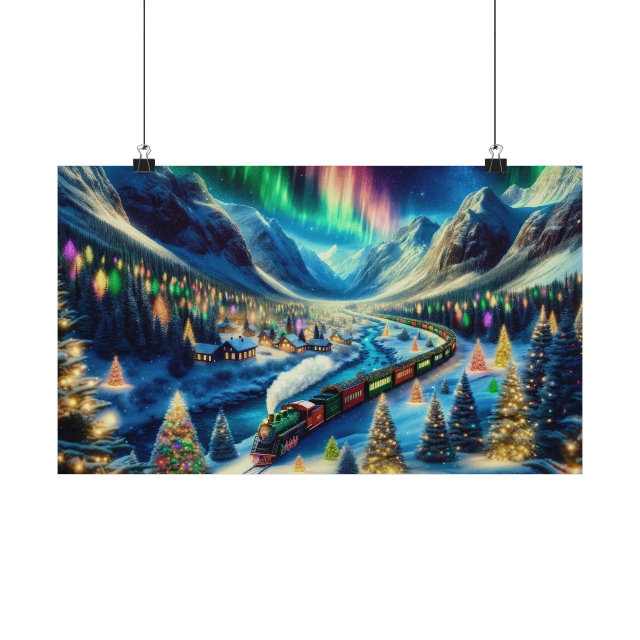 Enchanted Polar Express Poster