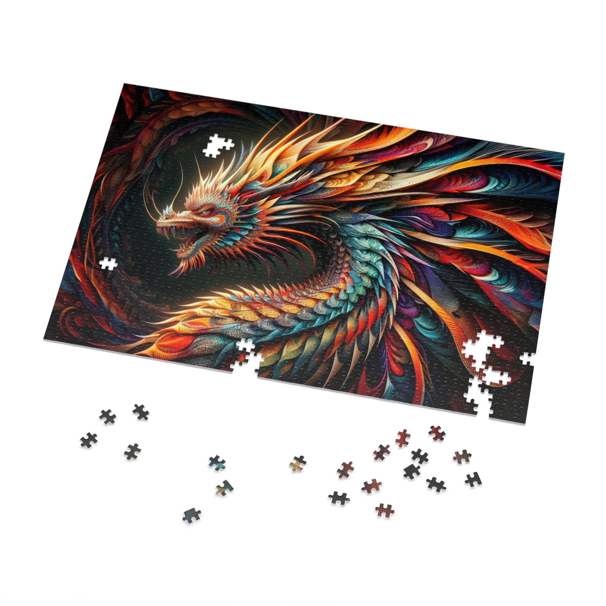 Puzzle Vortex en écailles de dragon