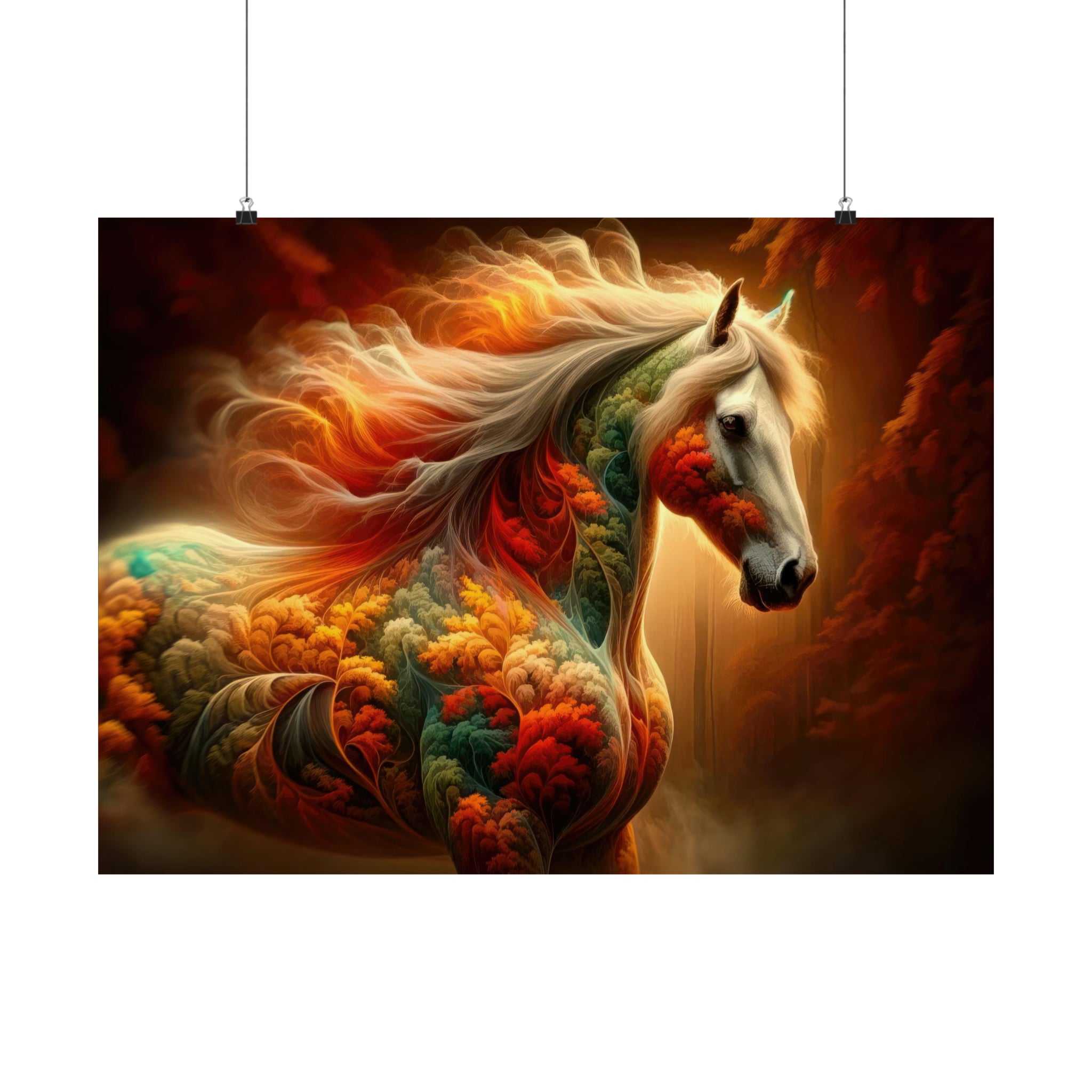 The Equine Illusion Poster