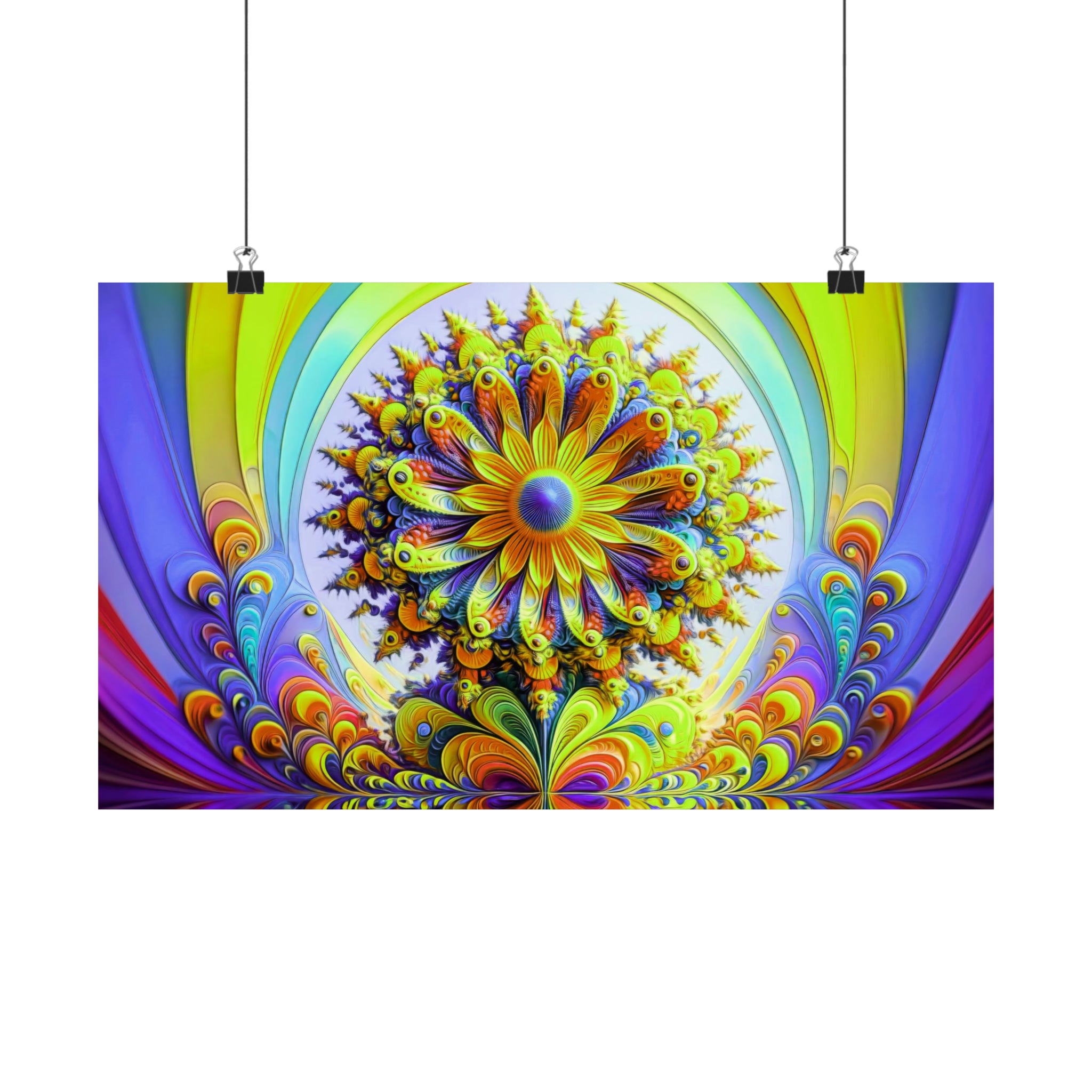 Póster Girasol solar