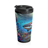 Orca Odyssey dans le Cosmos Corail Mug isotherme