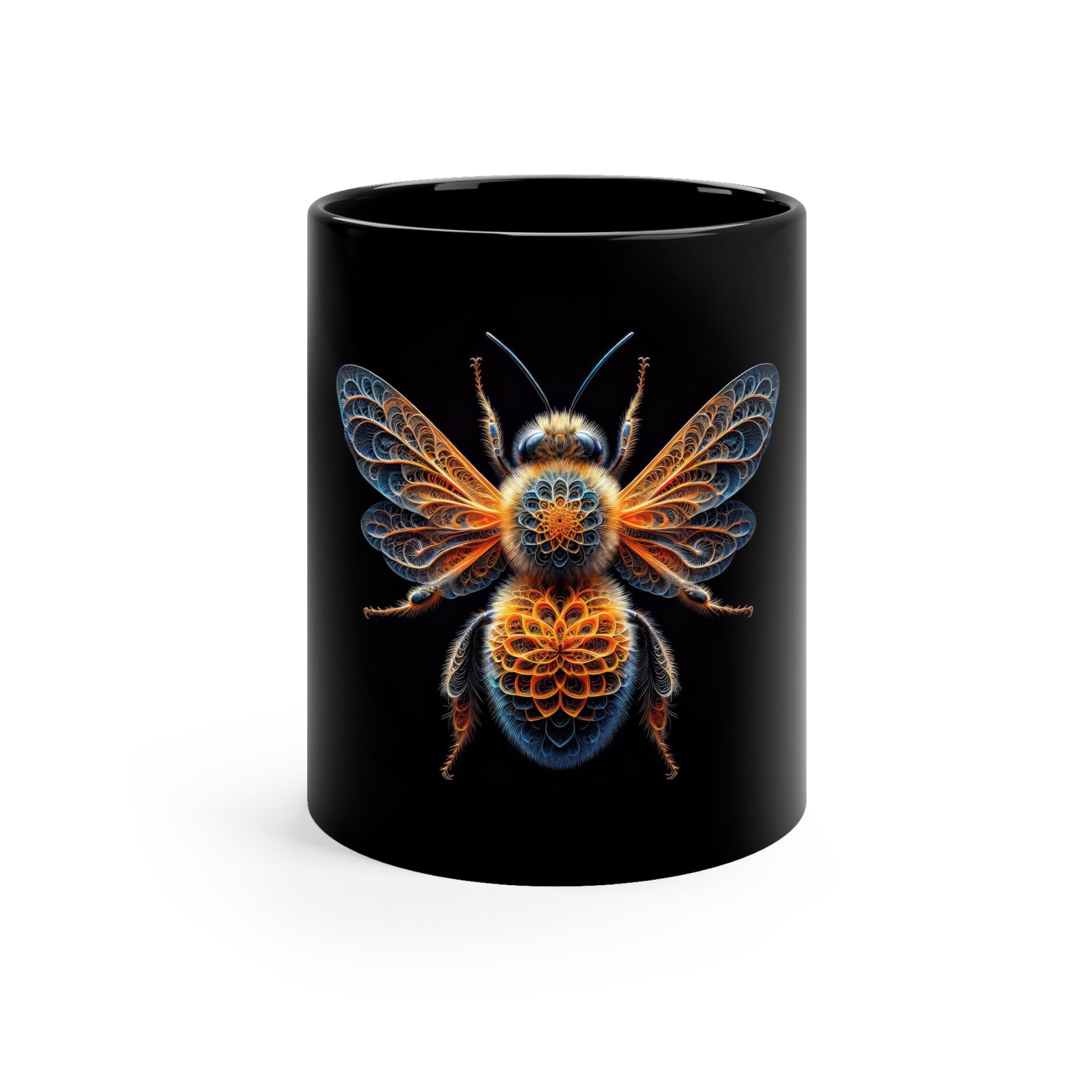 The Illuminated Apiarist 11oz Black Mug