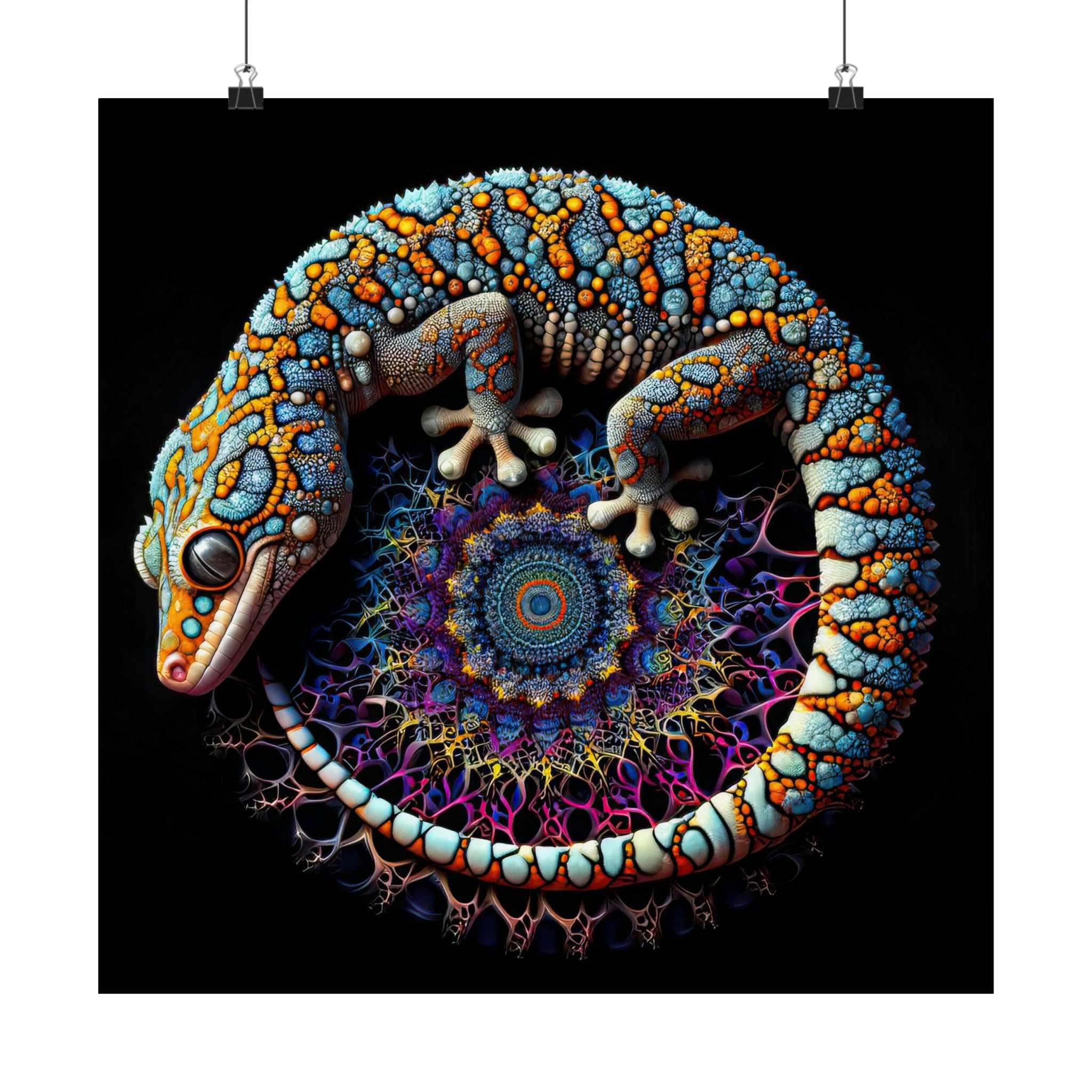 Le serpent géométrique Poster