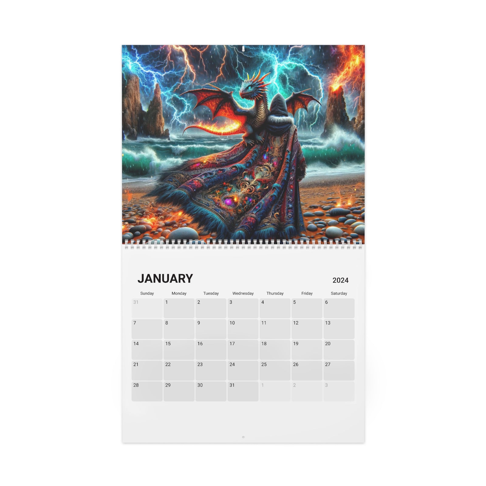 Calendario de Guardianes Draconicos (2024)