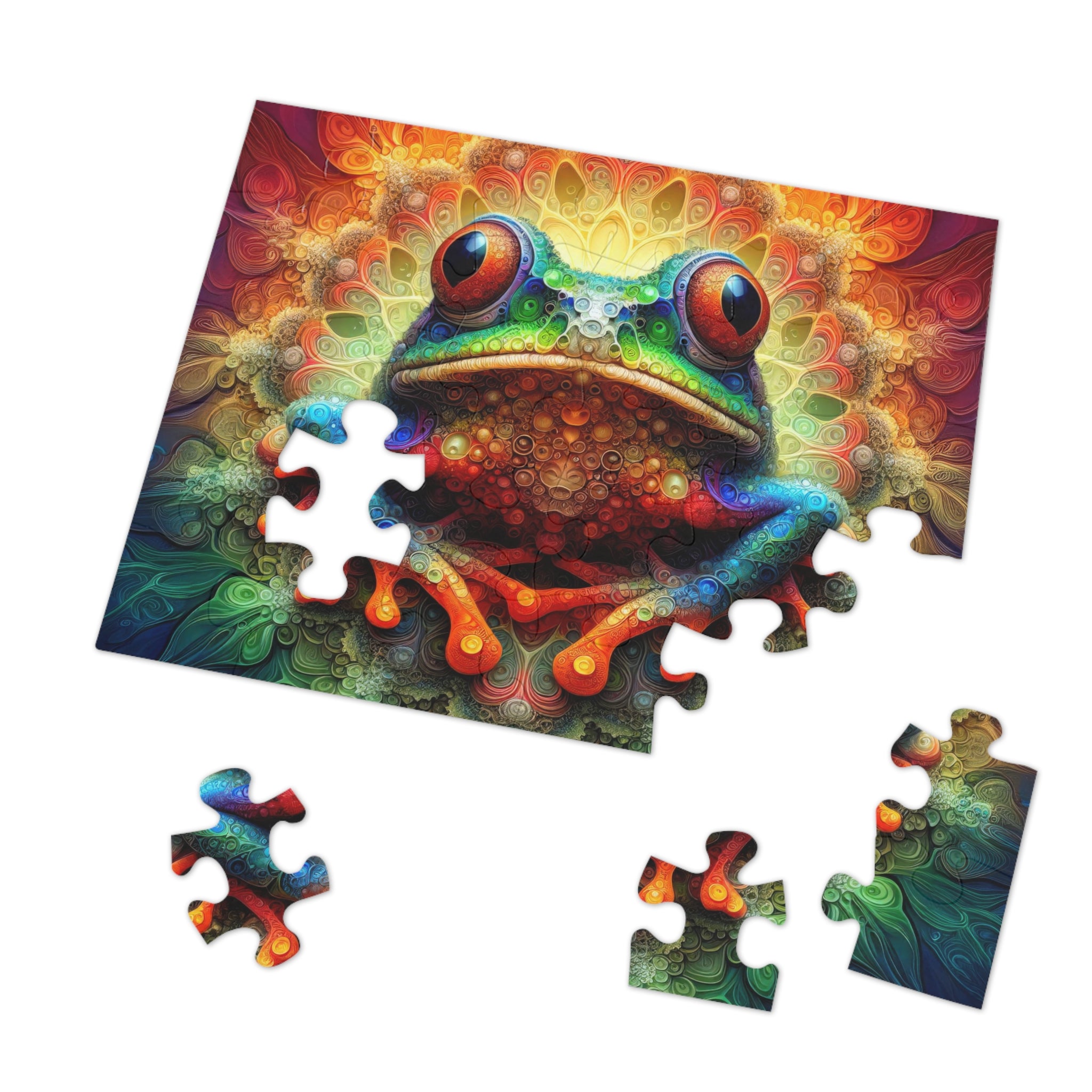 Puzzle Gardien kaléidoscopique de l'étang mystique