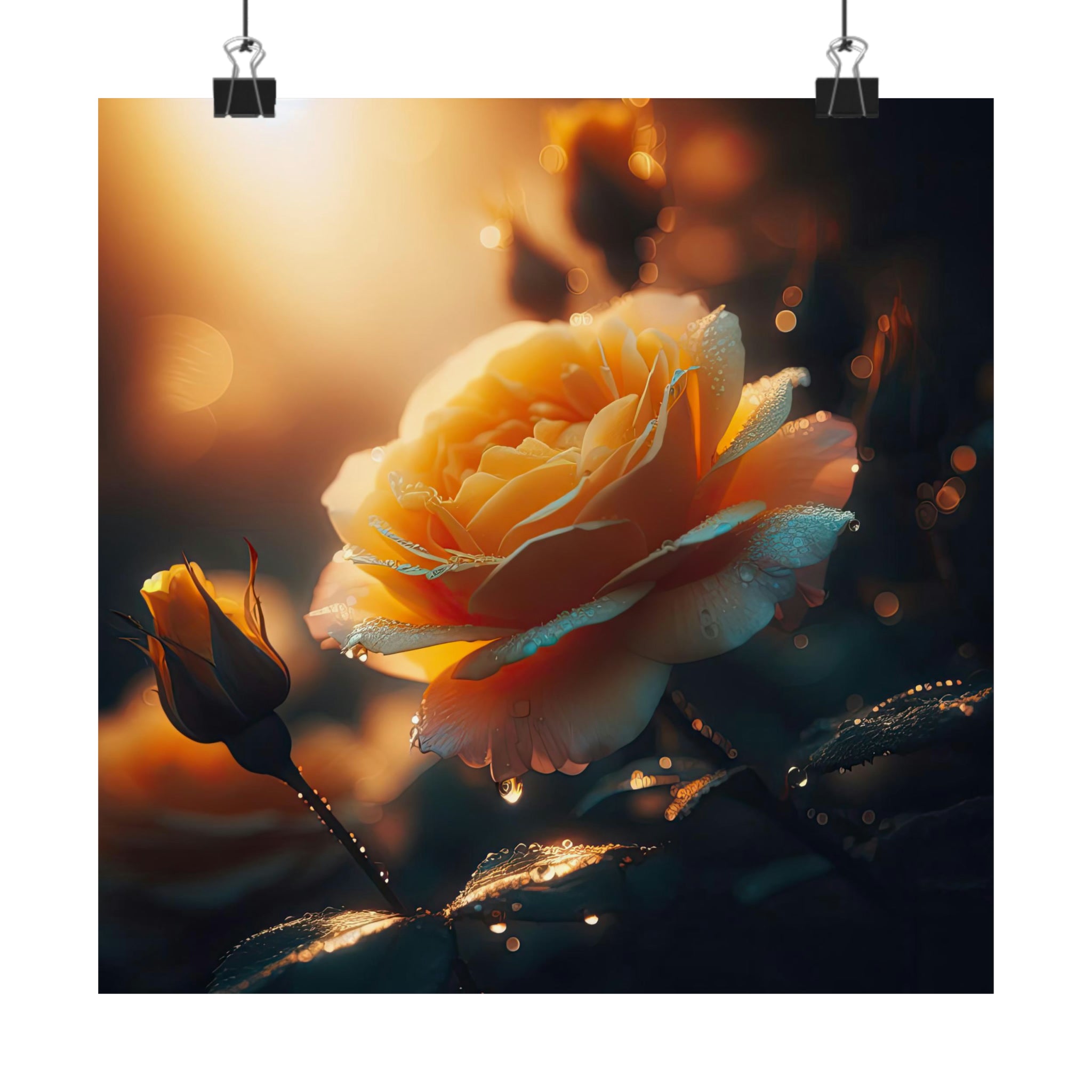 Golden Sunrise Poster