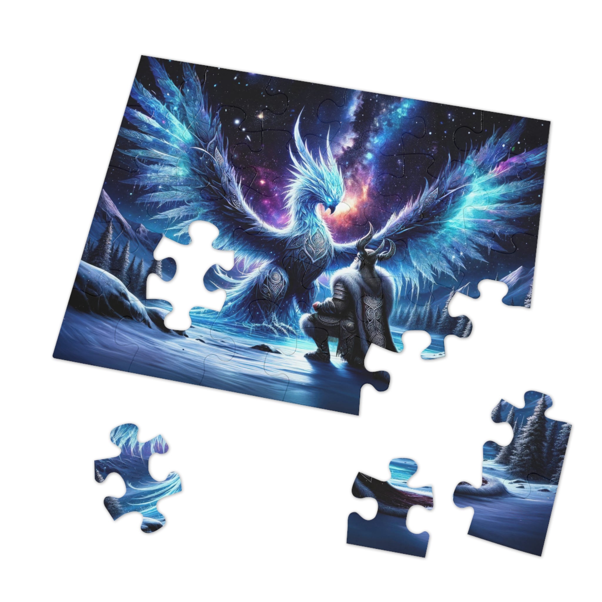 Stellar Guardian at Twilight's Veil Jigsaw Puzzle