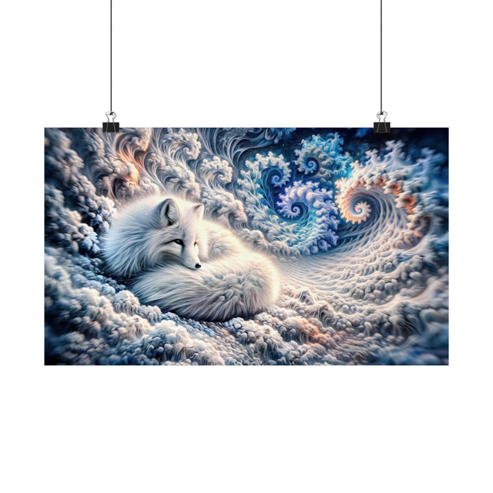 El zorro fractal Póster