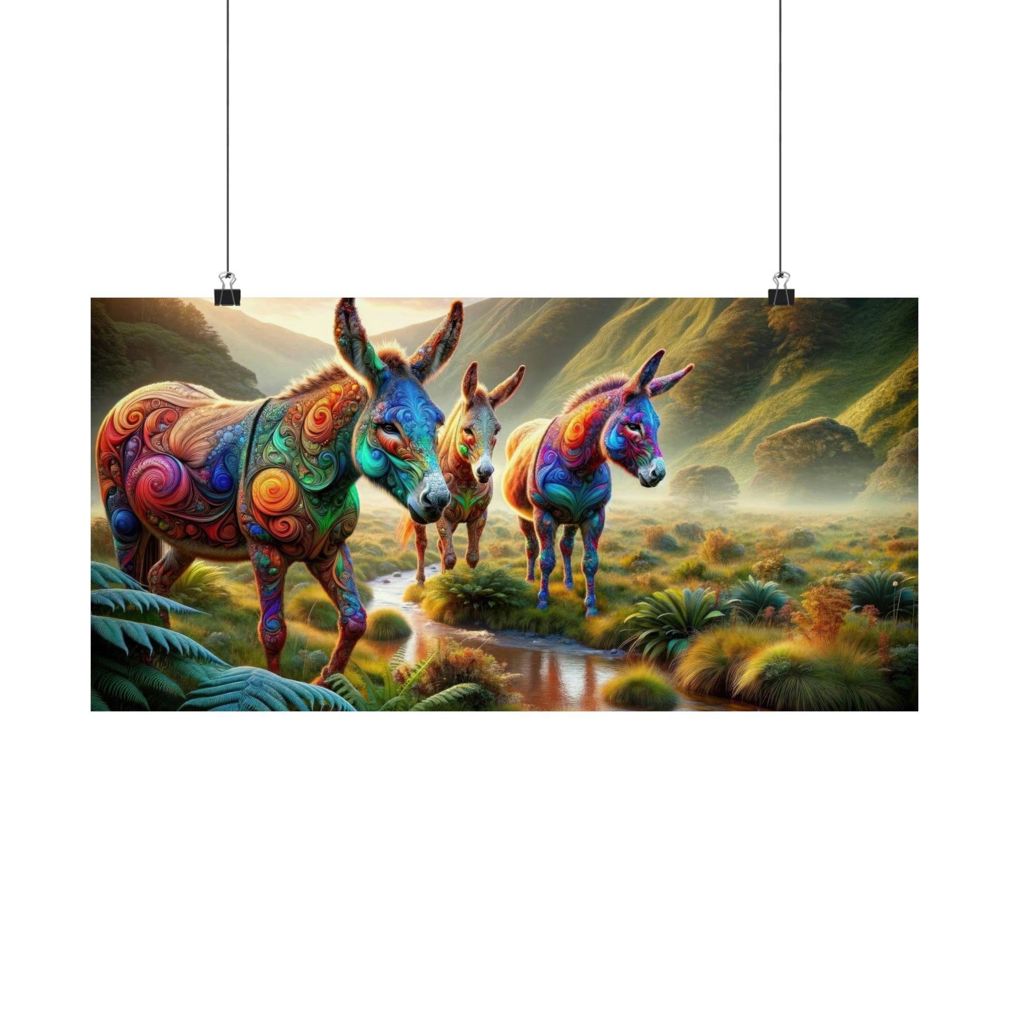 Kaleidoscope Herd Poster