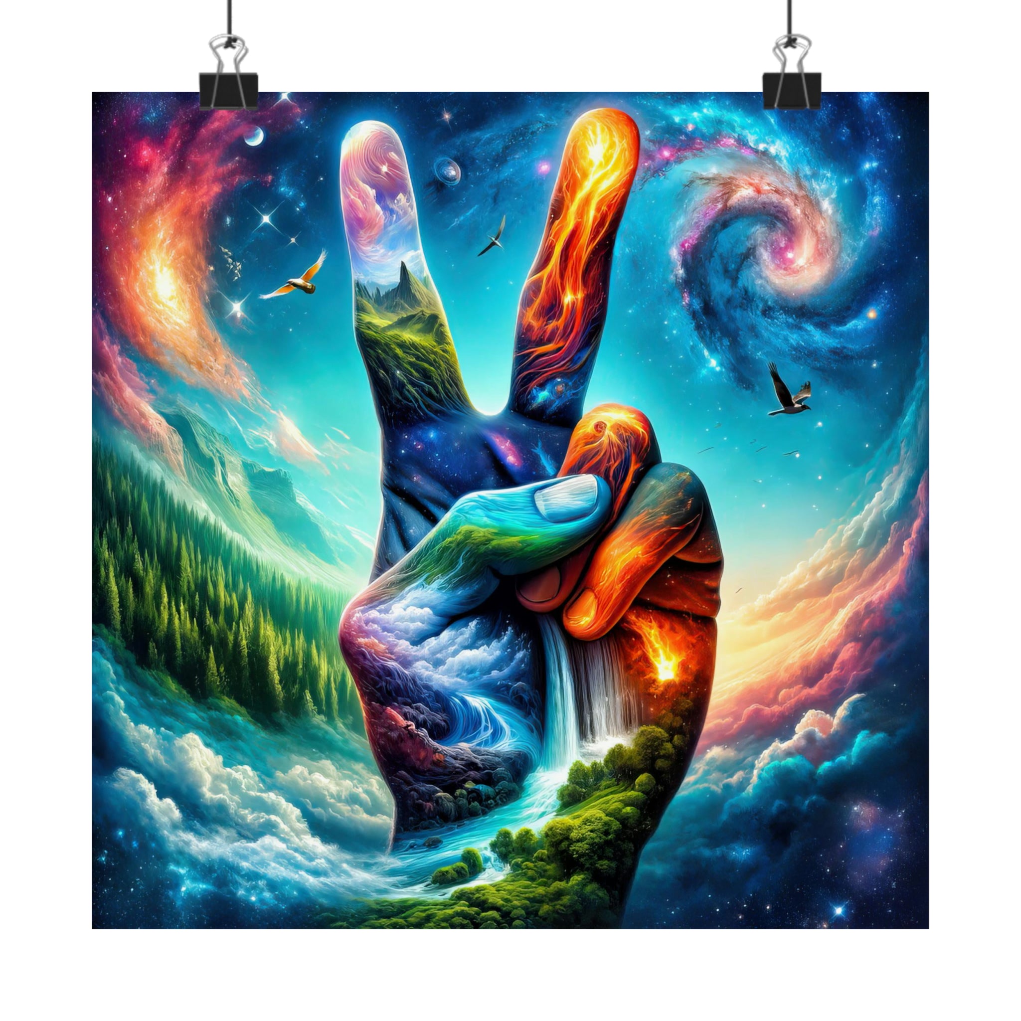 Galactic Peace Poster