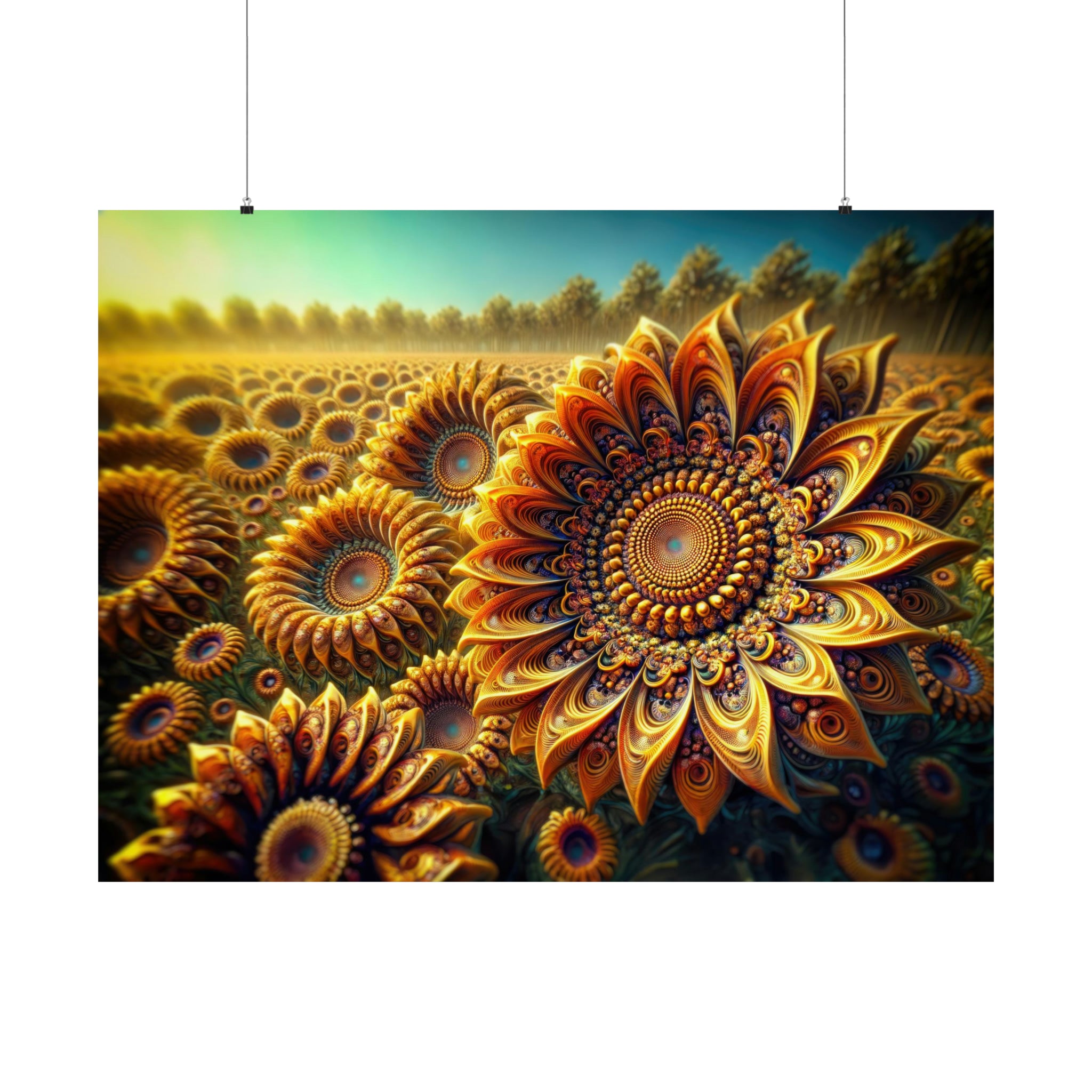 Fractal Bloom Infinity Poster