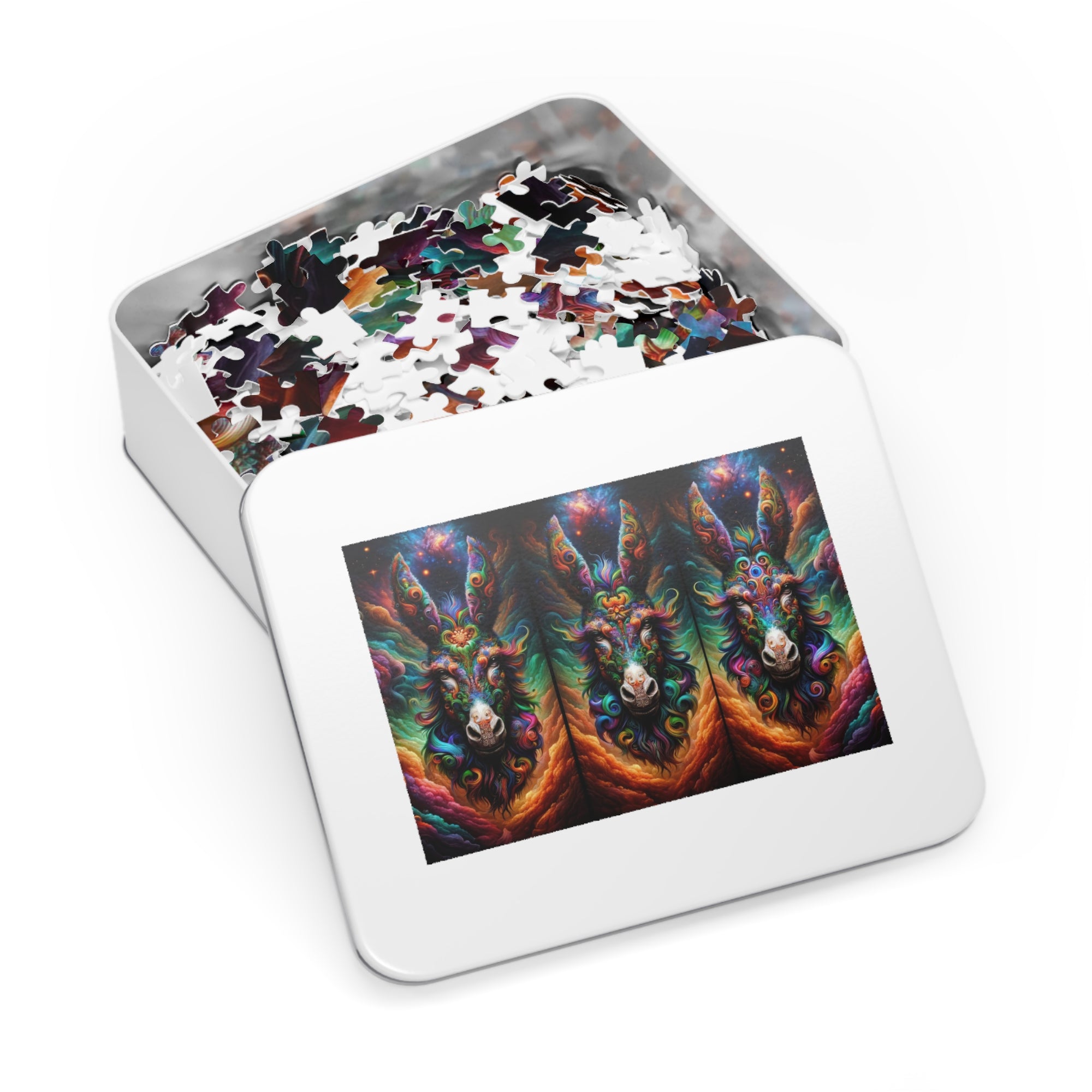 Galactic Donkey Trivision Jigsaw Puzzle