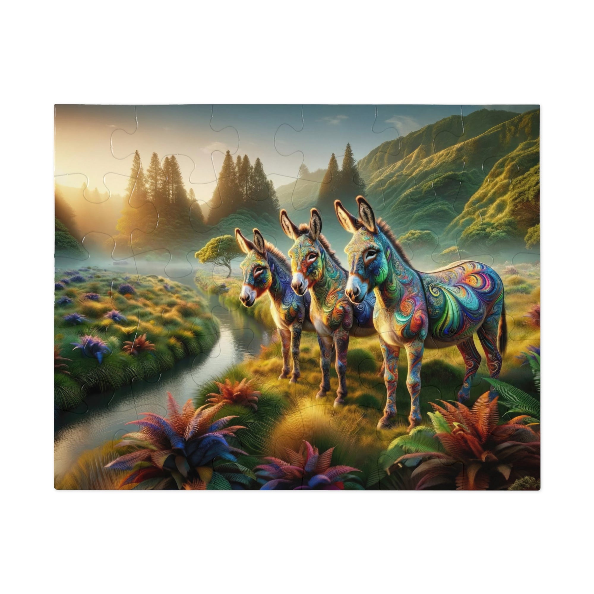 The Enchanted Donkeys Jigsaw Puzzle