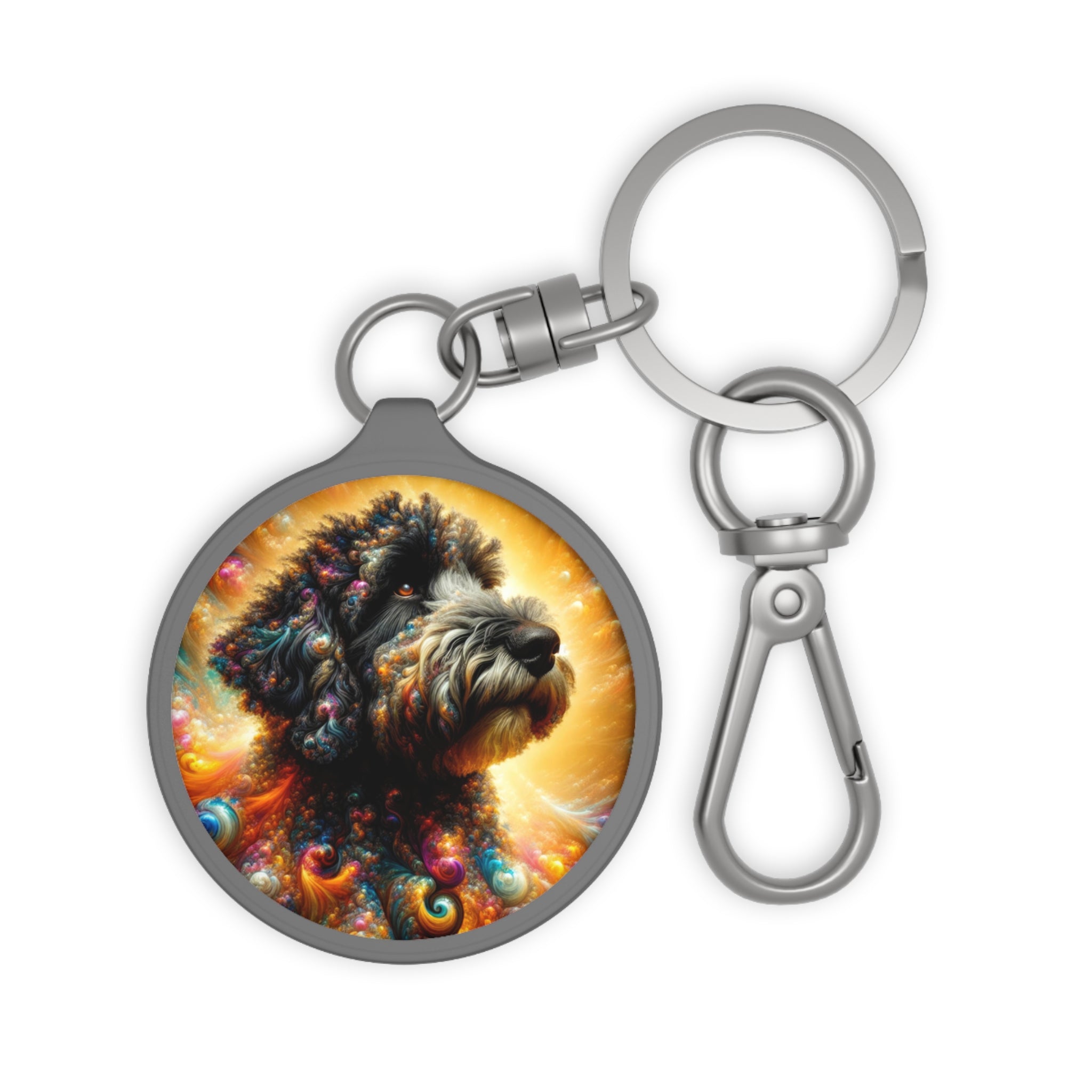 Opal - Nebula's Whisper Keyring Tag