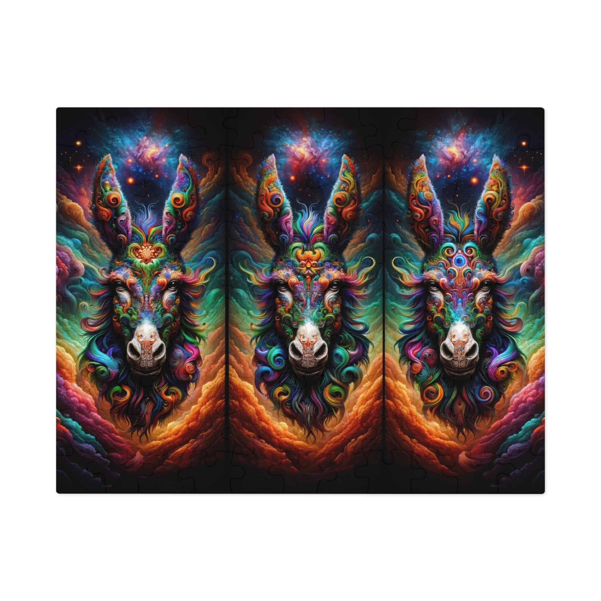 Galactic Donkey Trivision Jigsaw Puzzle