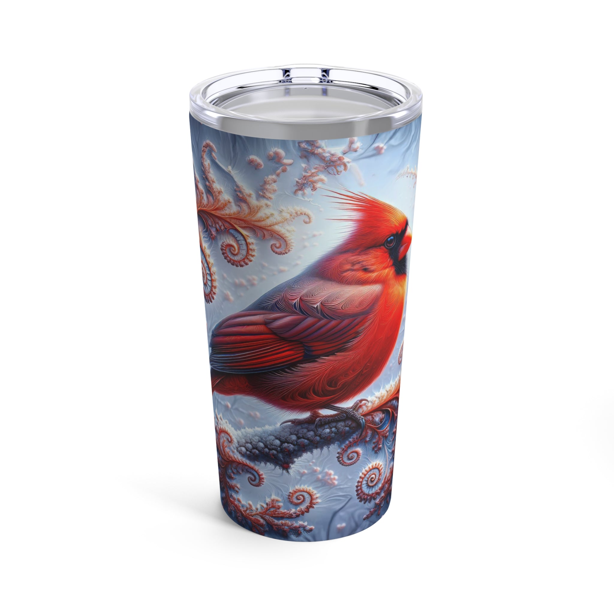 The Cardinal's Fractal Winter Tumbler 20oz