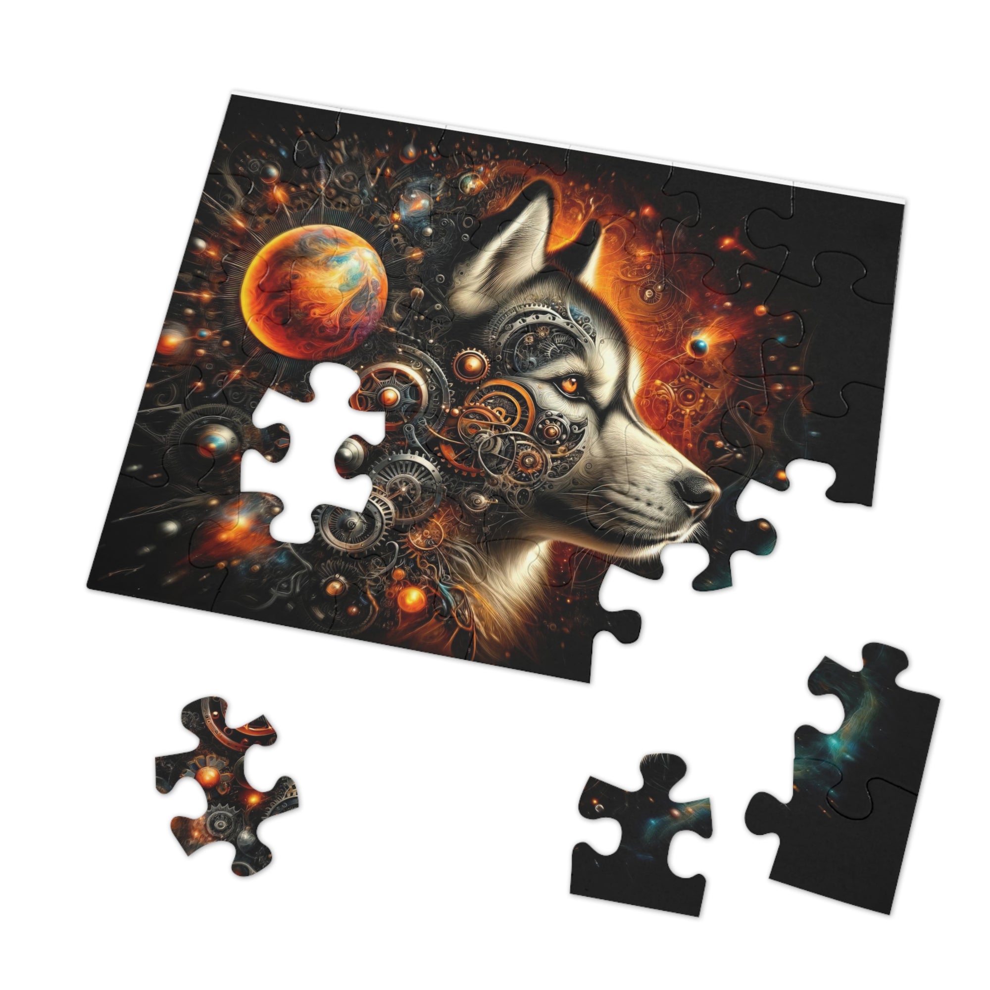 The Husky's Gaze Jigsaw Puzzle