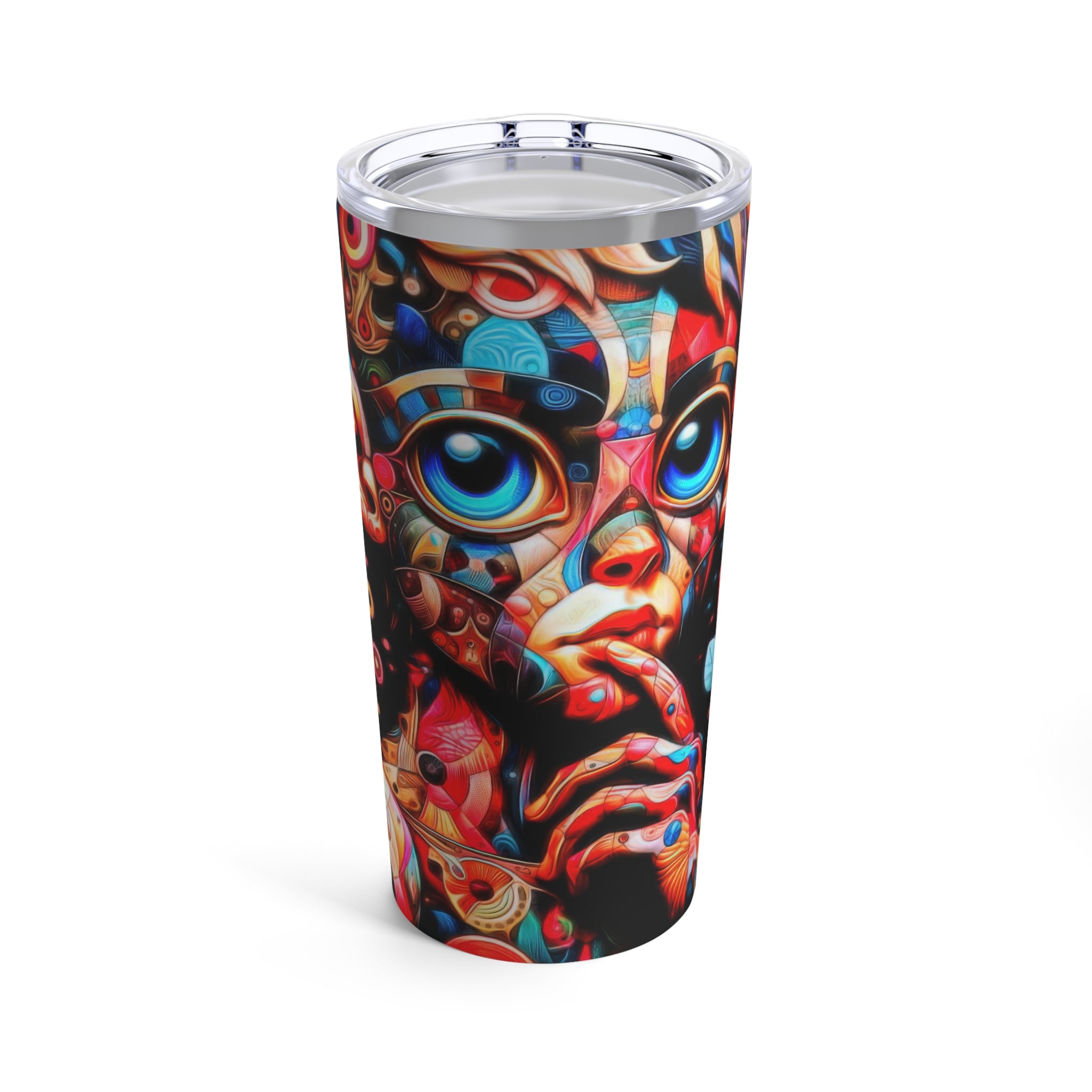 Contemplaciones de un vaso mental de patchwork 20oz