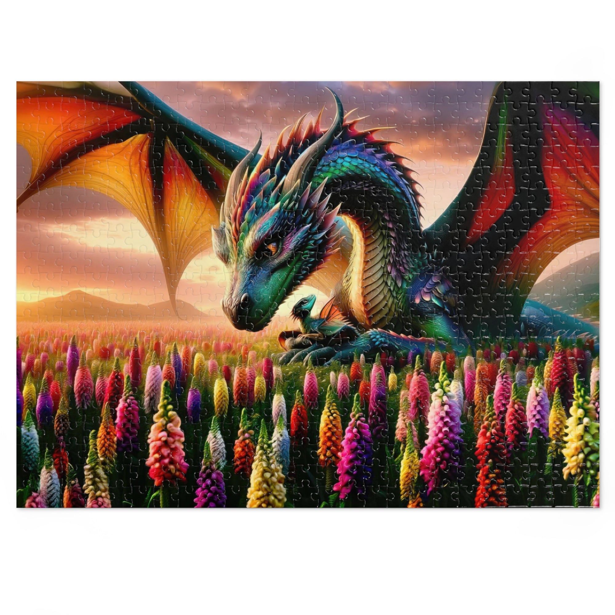 Guardian's Embrace at Snapdragon Vale Jigsaw Puzzle