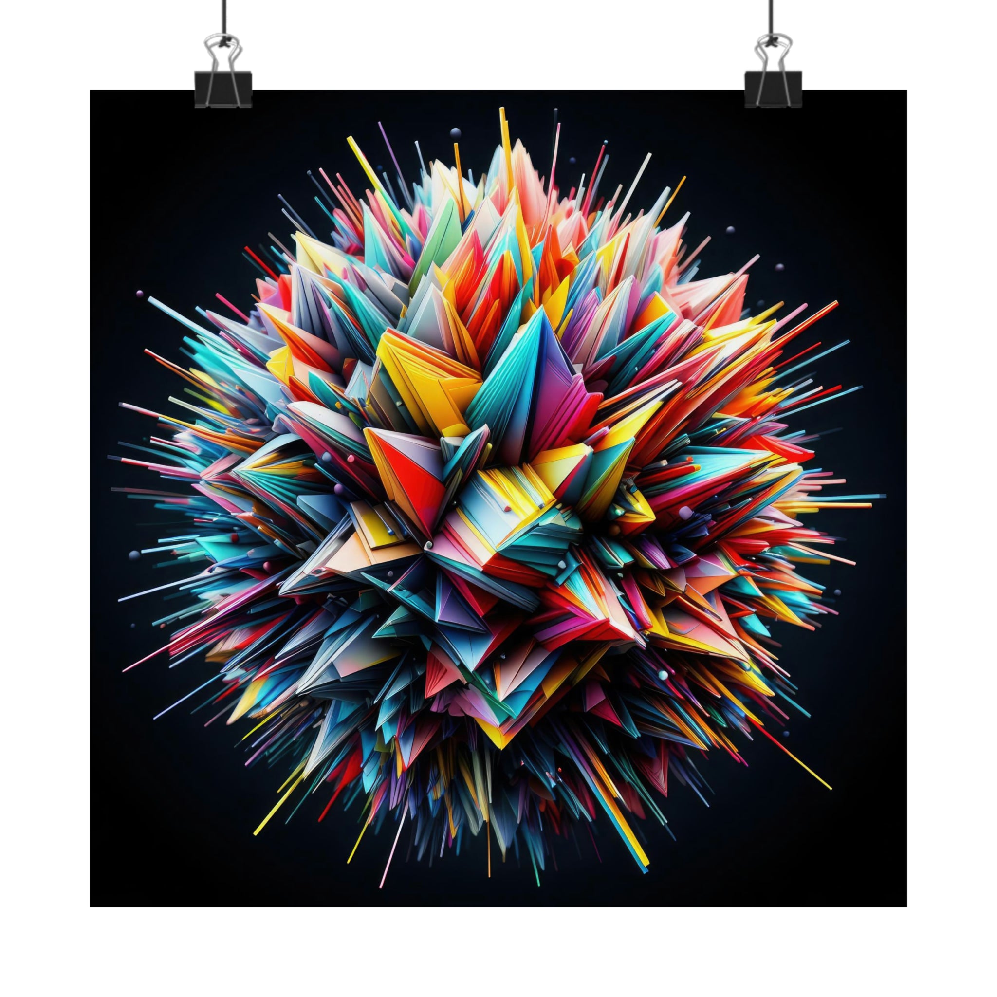 Icosahedron - Chaos Converging Poster
