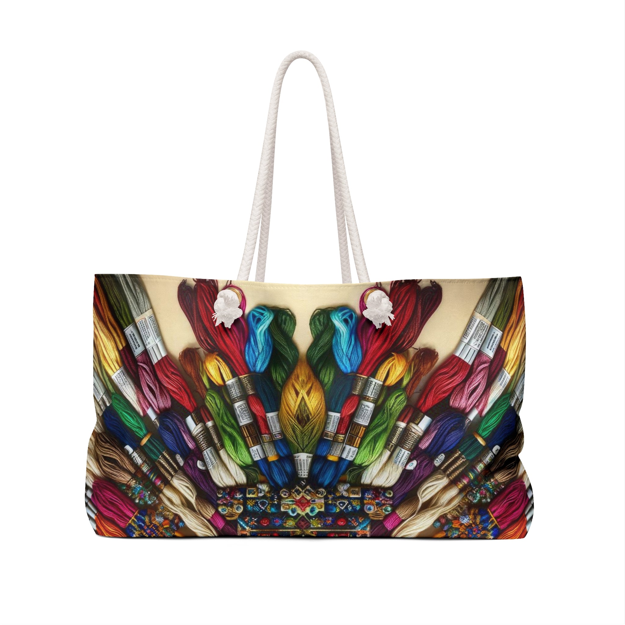 Kaleidoscope of Threads Tote Bag