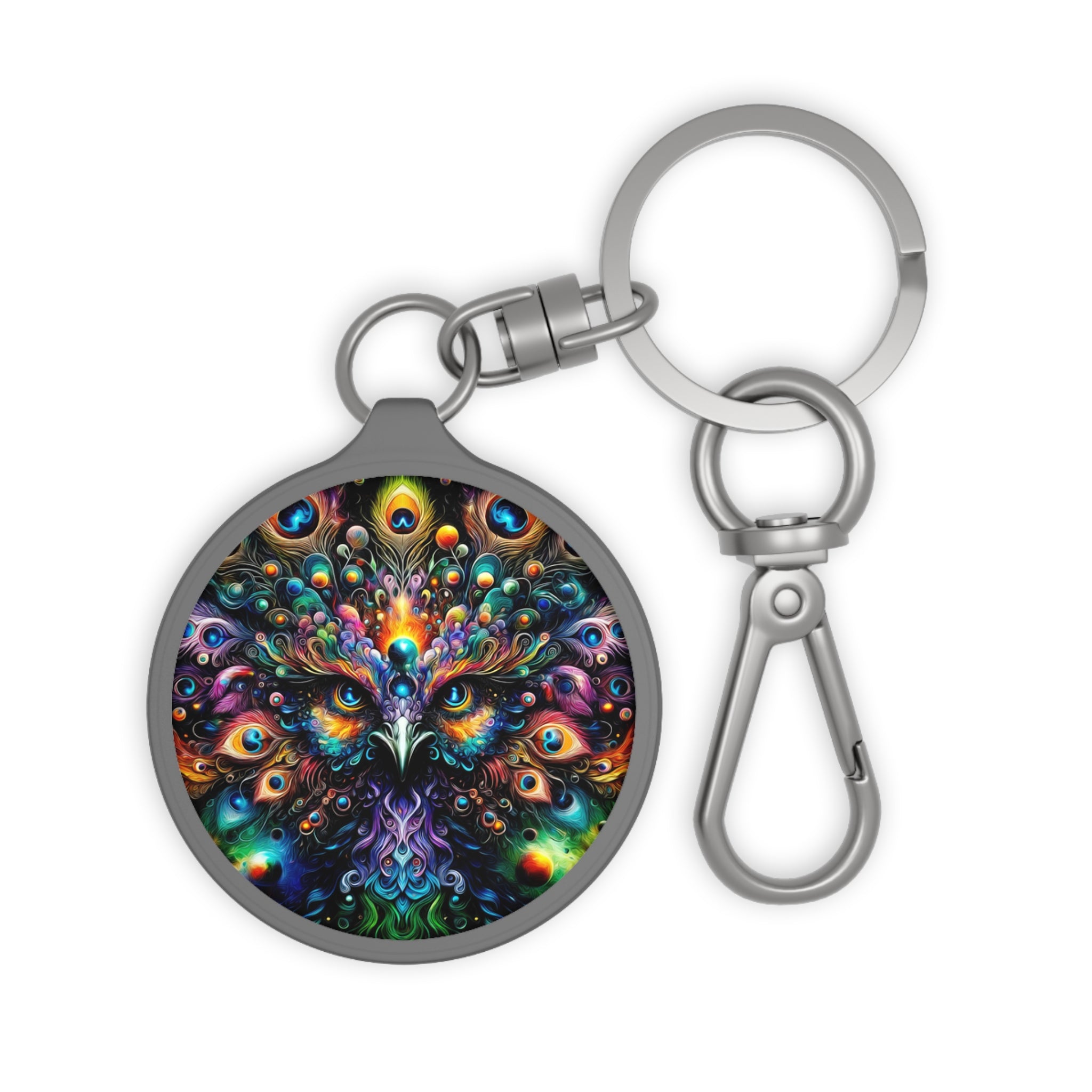 Space Opera Plumage Keyring Tag