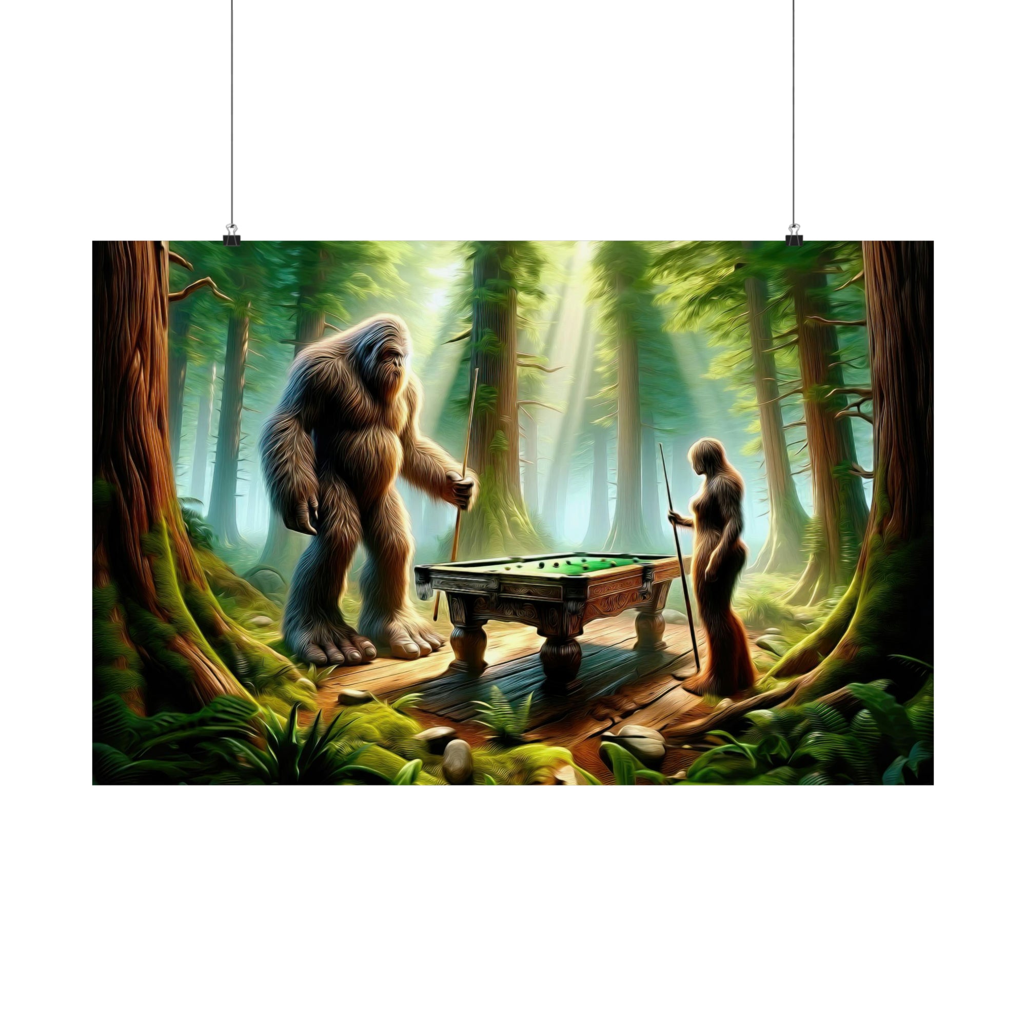 Mystic Woods Pool Game Poster