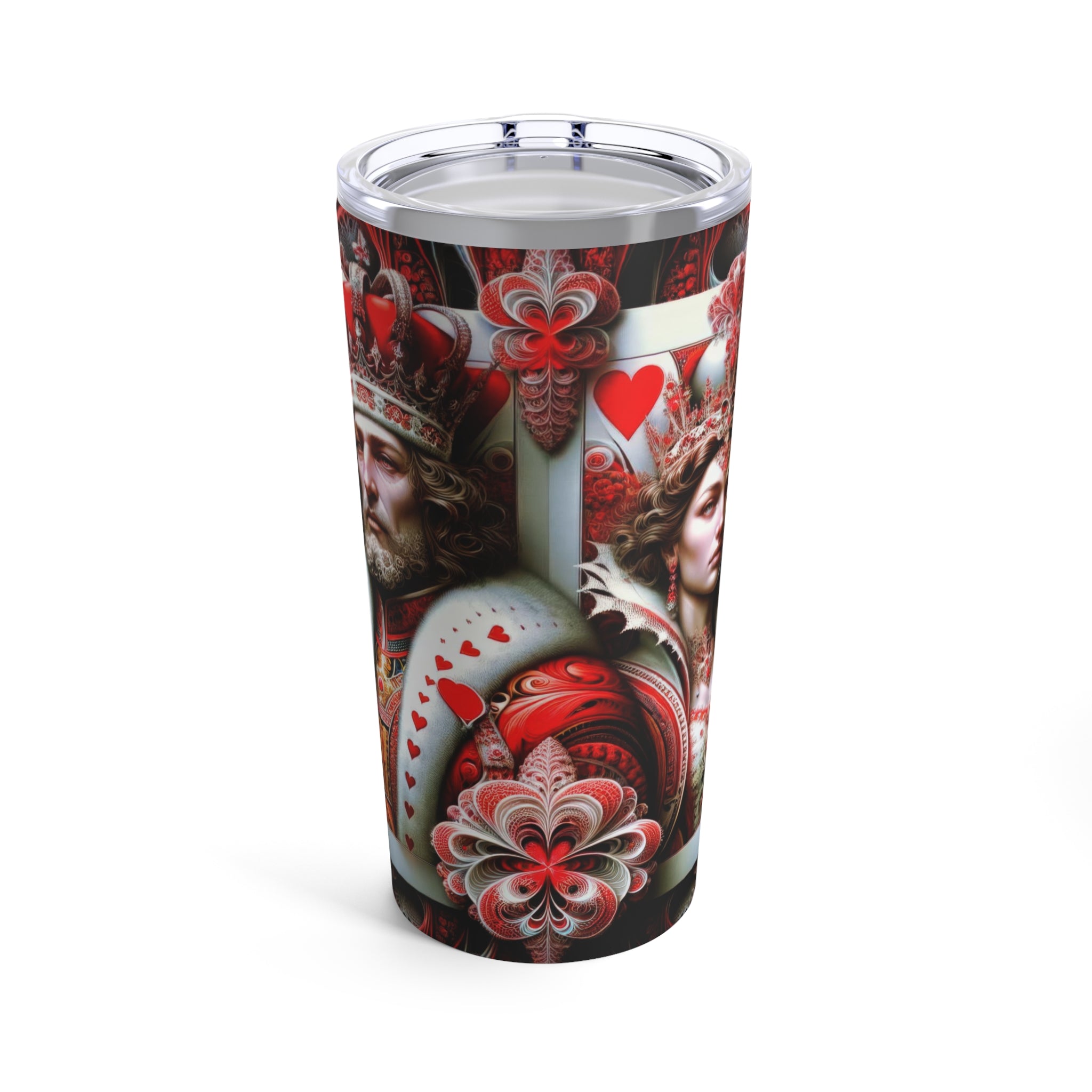 Vaso El Abrazo del Rey y la Reina de Corazones 20oz