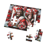 The King and Queen of Hearts' Embrace Puzzle