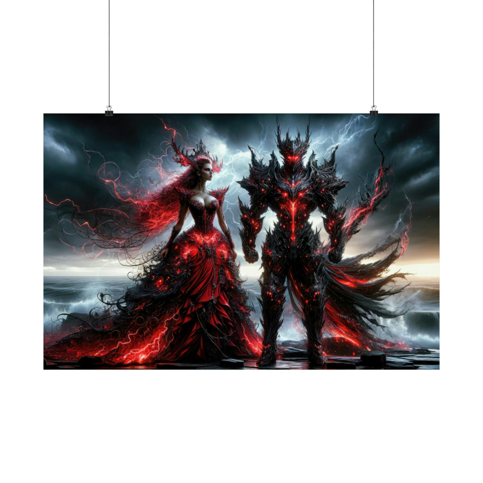 The Empress of Storms and the Knight of Shadows Poster