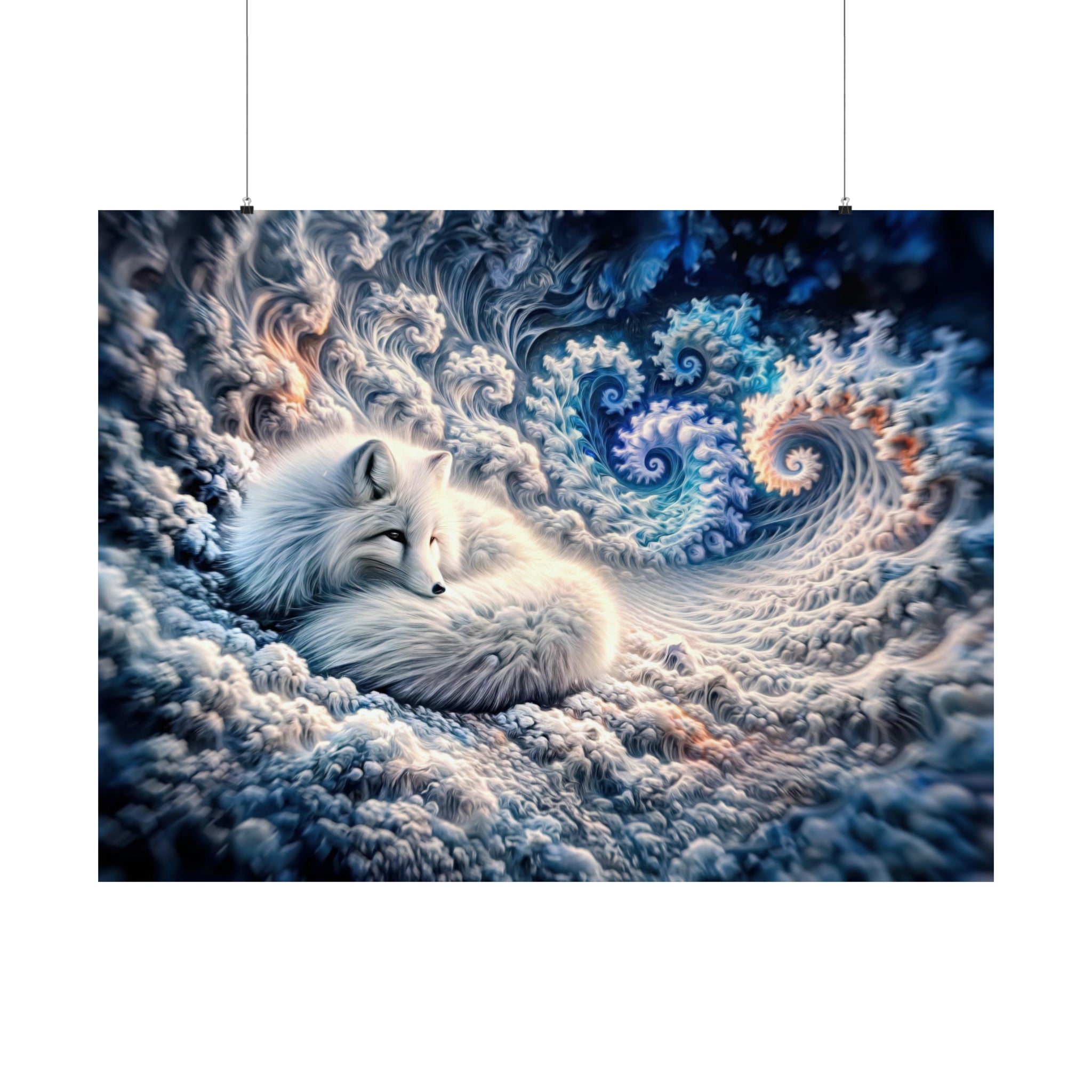 Le renard fractal Poster