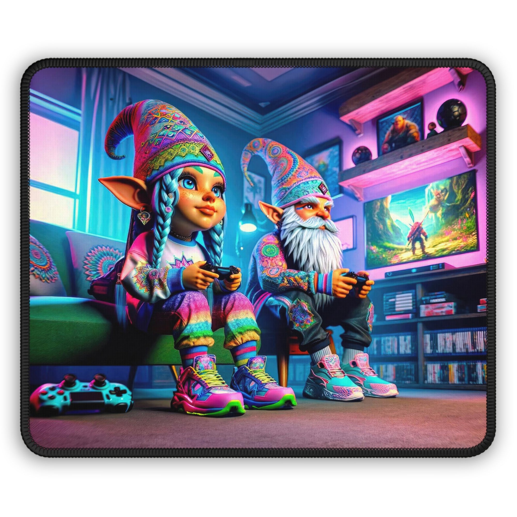 The Gnomish Quest Gaming Mouse Pad