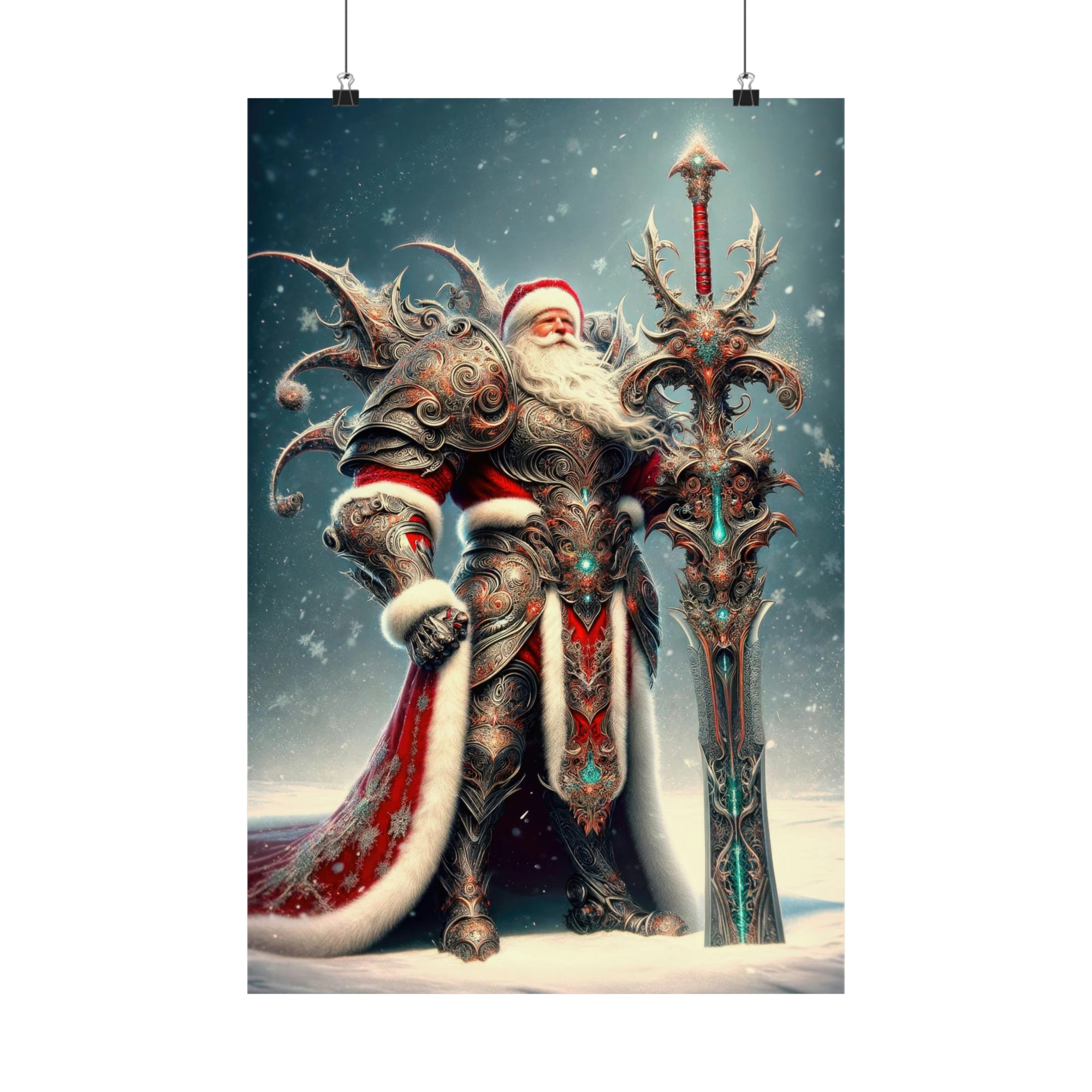 Santa the Valiant Poster