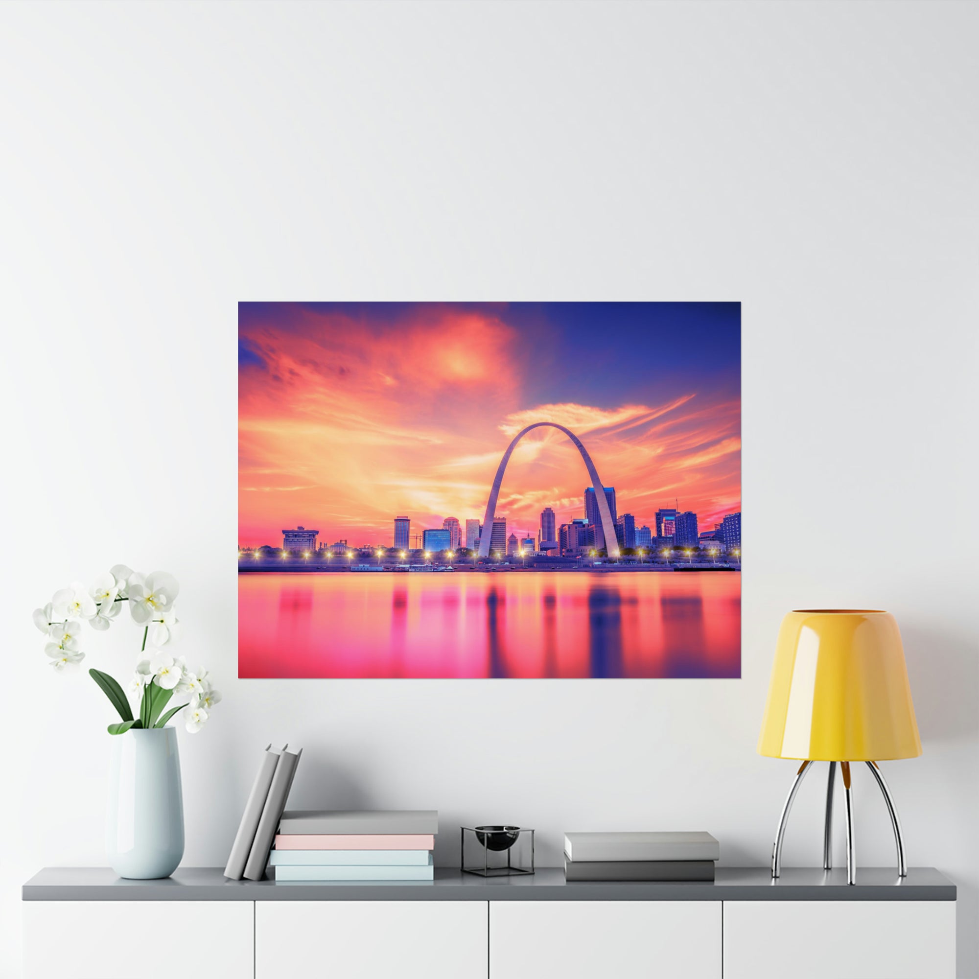 Saint Louis In Pinks Poster