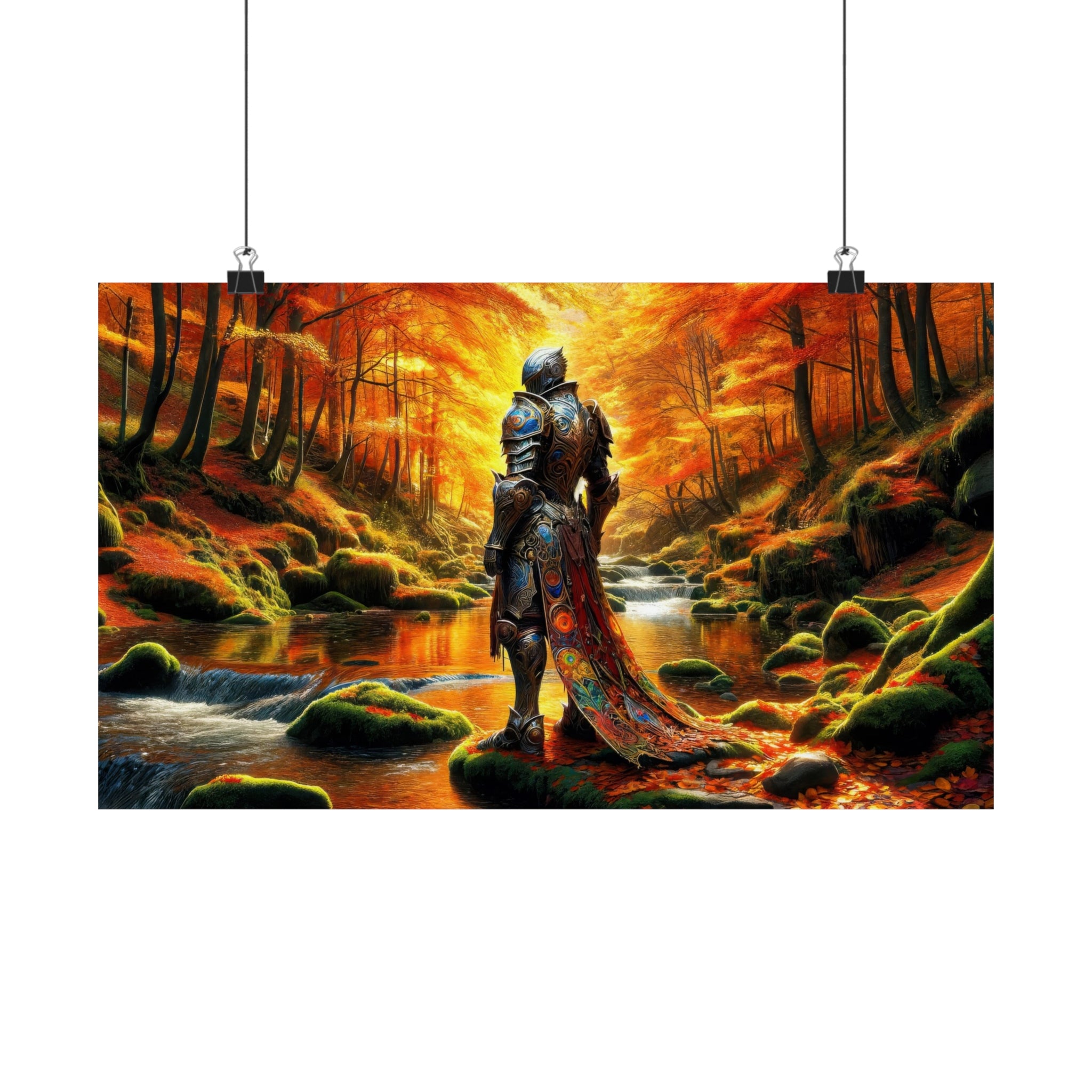 Autumnal Knight Poster