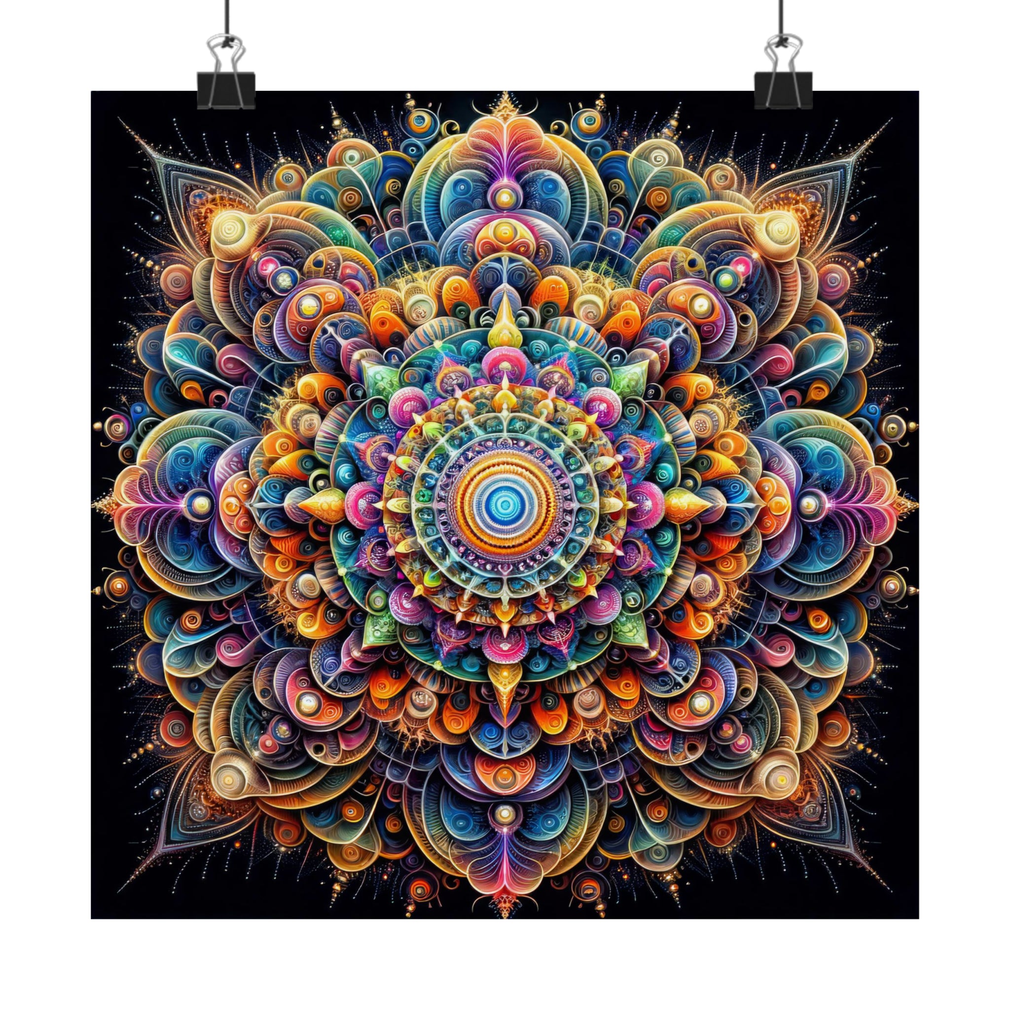 Psychedelic Pulsar Poster
