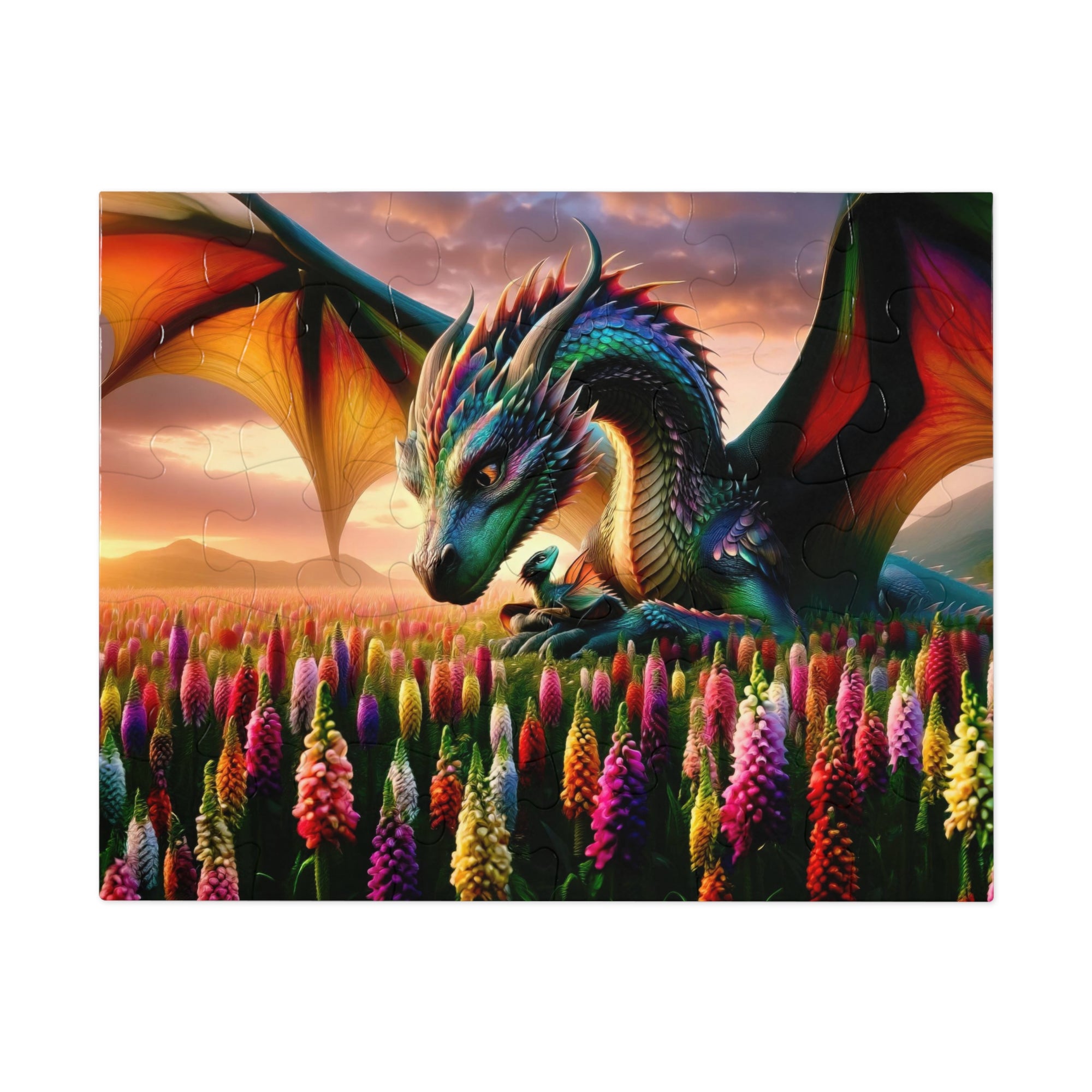 Guardian's Embrace at Snapdragon Vale Jigsaw Puzzle