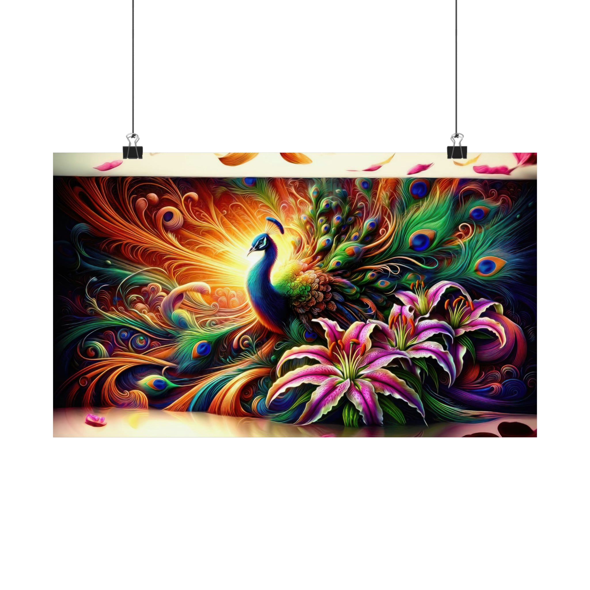 Universe Feather Fantasy Poster