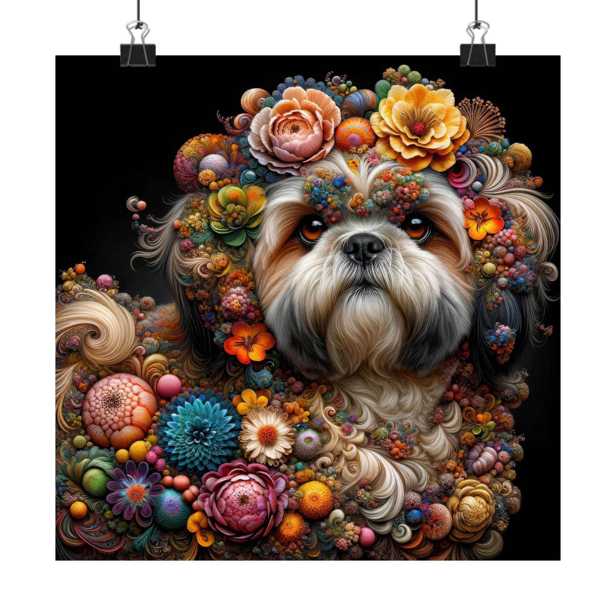 Botanical Bonanza with a Bark Poster