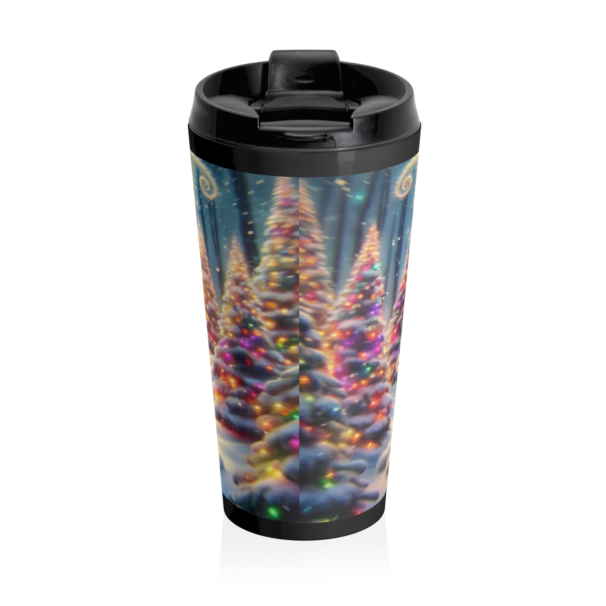 Escarcha fractal encantada Taza de viaje