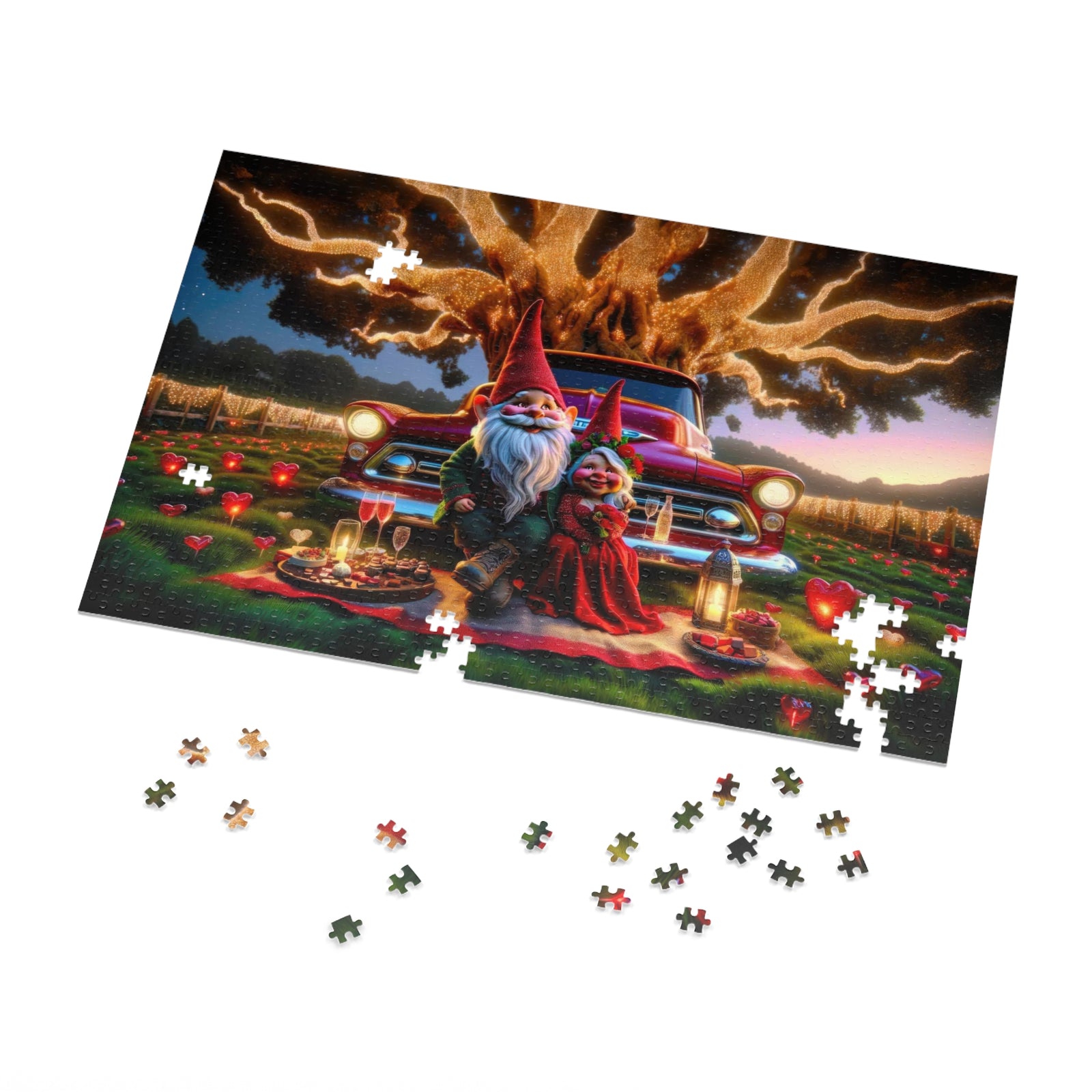 Puzzle Picnic en el Crepúsculo Encantado