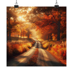 Le chemin vers l'automne Les magnifiques routes secondaires du Missouri Poster