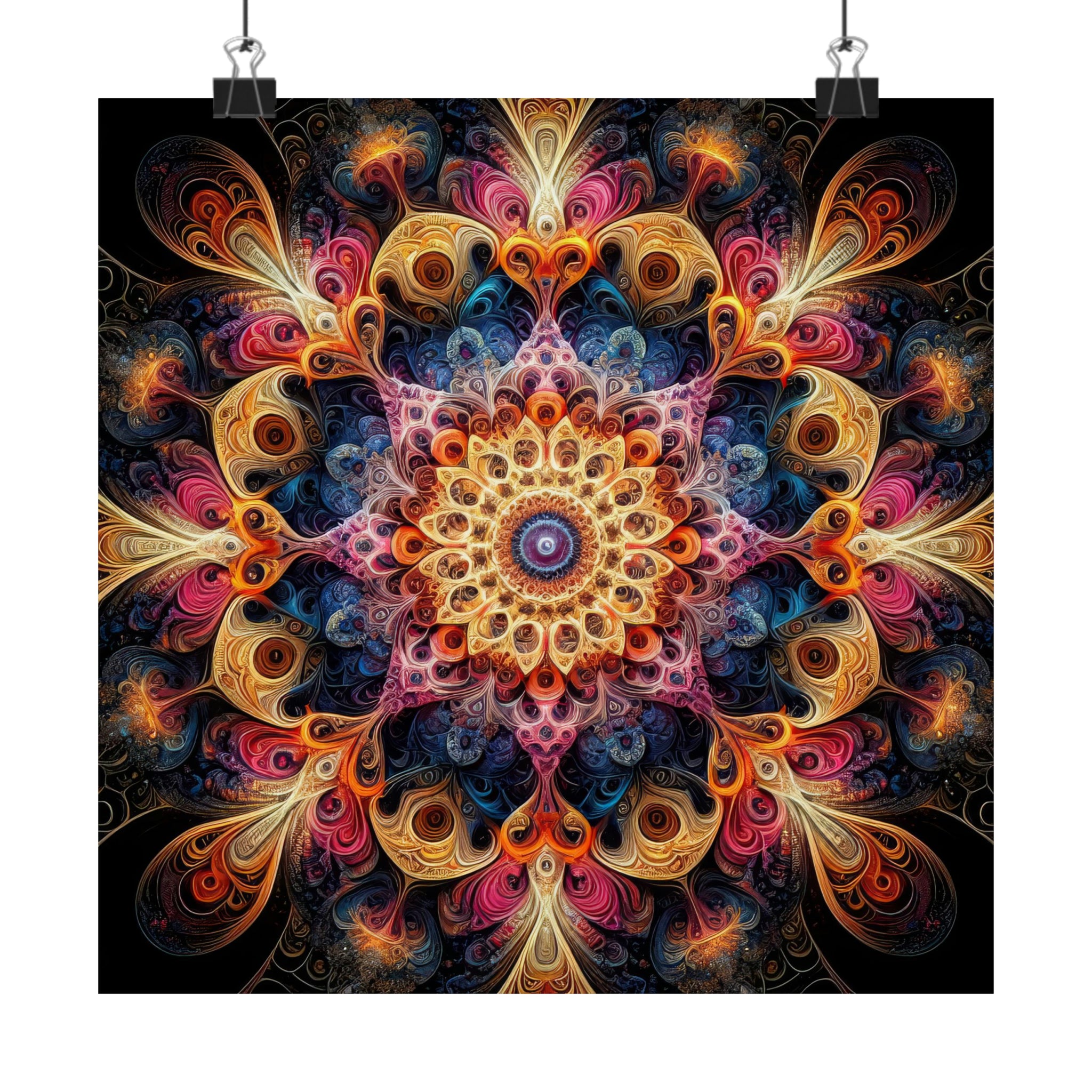 The Eternal Mandala of the Mind Poster