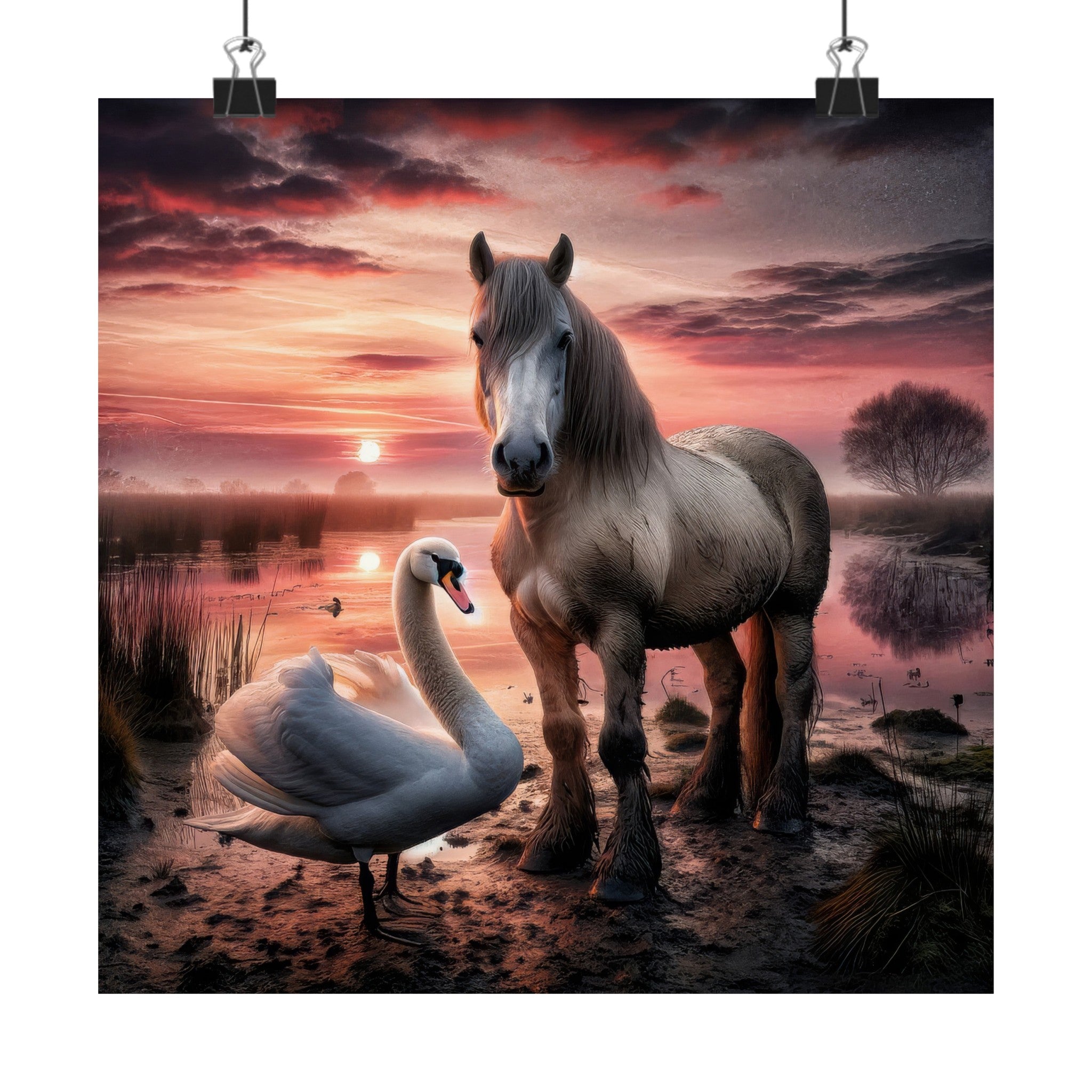 Swan and Steed Poster