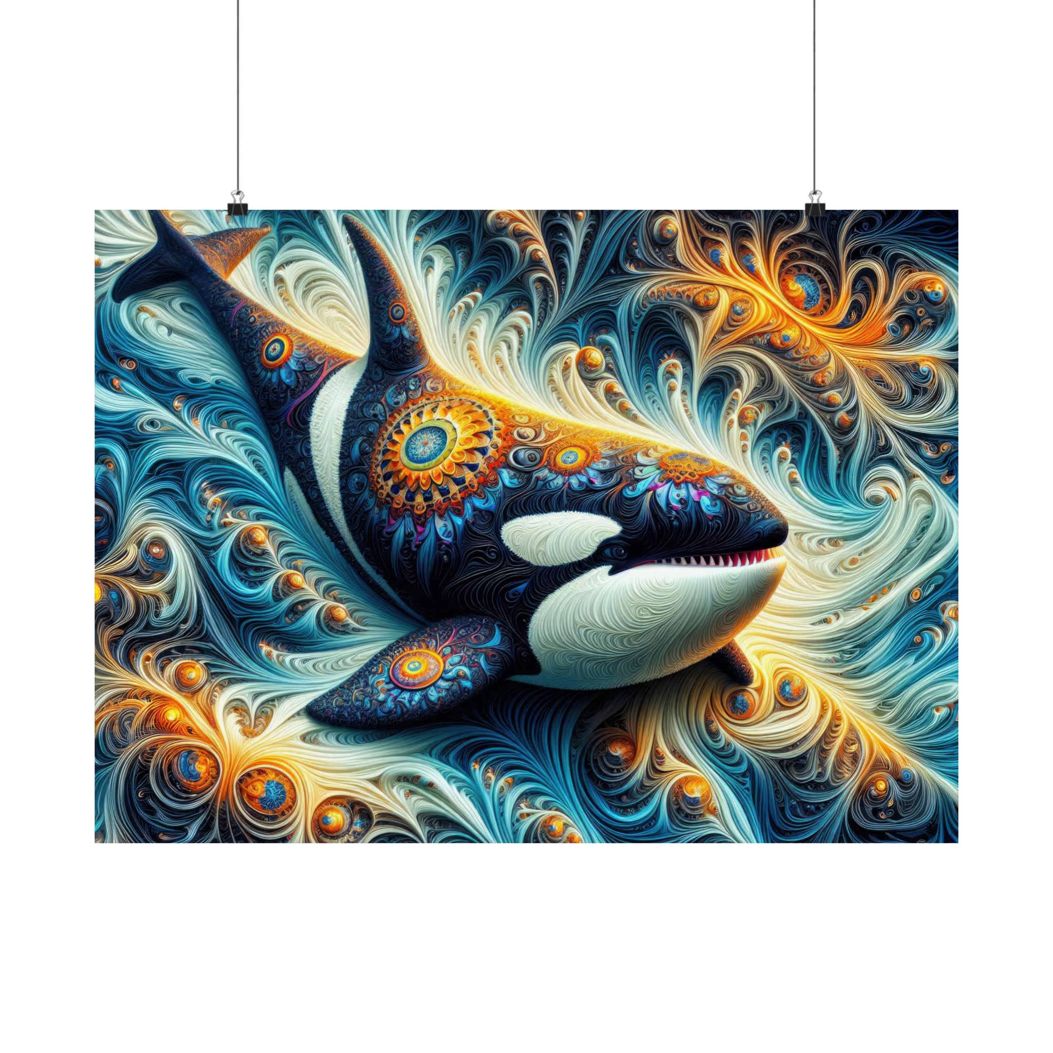 L'orque mandala des verticilles abyssales Poster